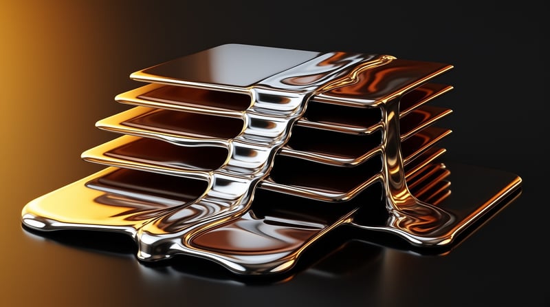 Melting Gold Layers