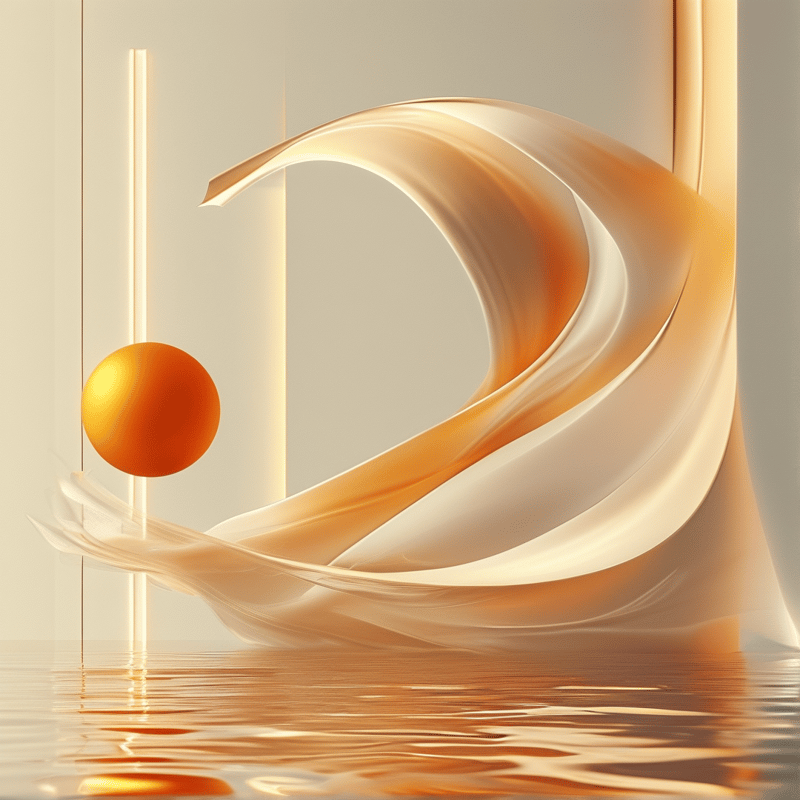 Elegant Fluid Sculpture