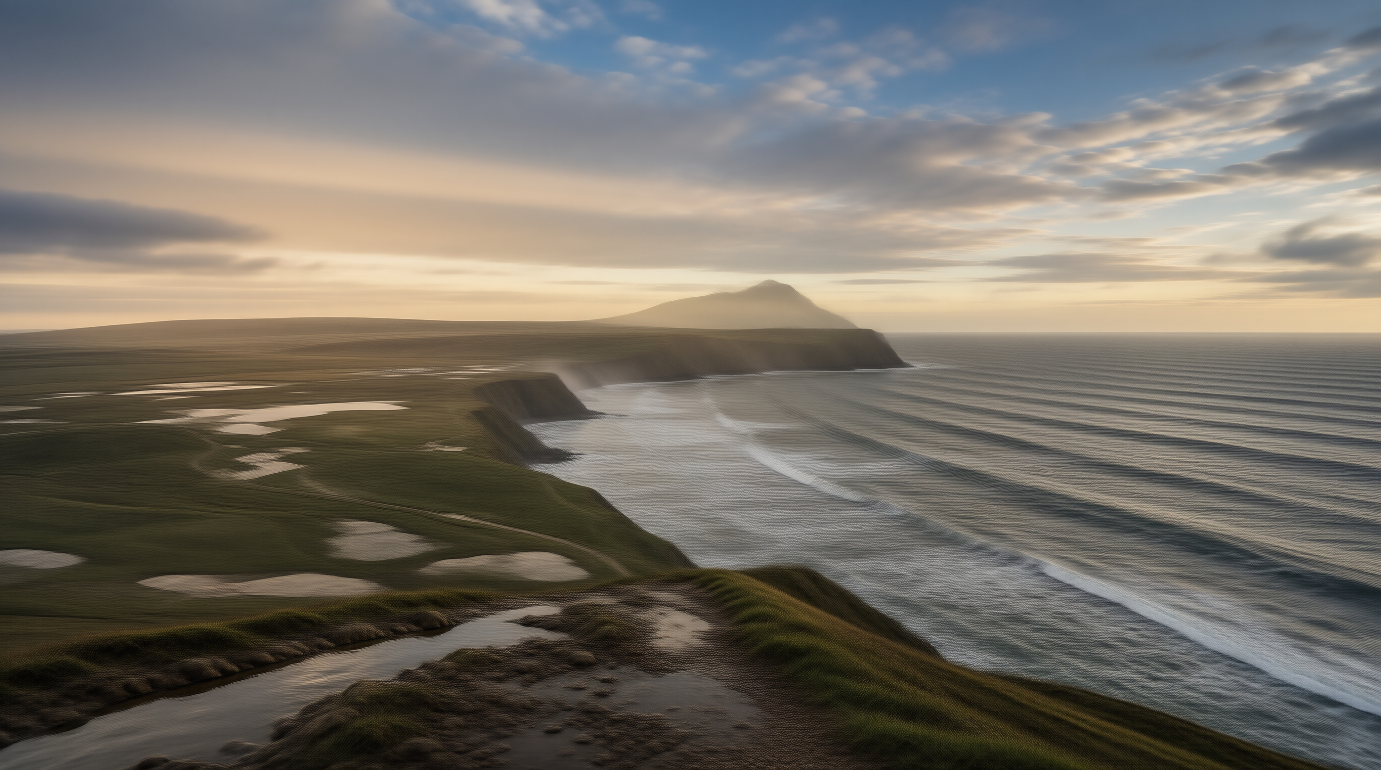 Serene Coastal Landscape