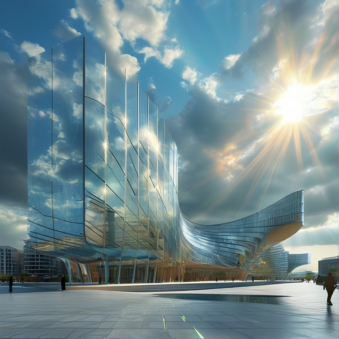 Futuristic Glass Architecture