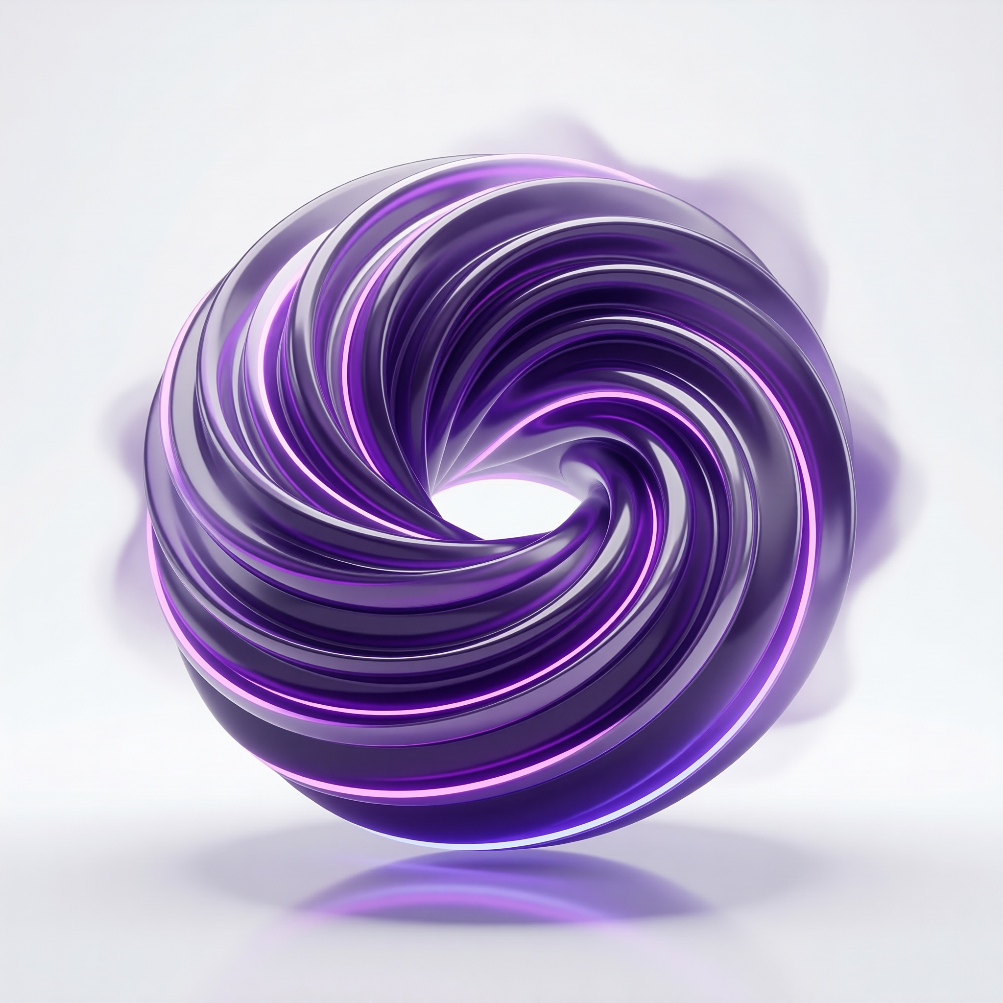 Abstract Purple Swirl