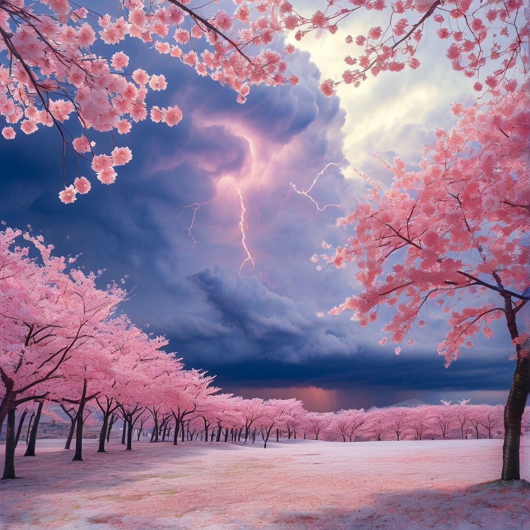 Cherry Blossom Storm