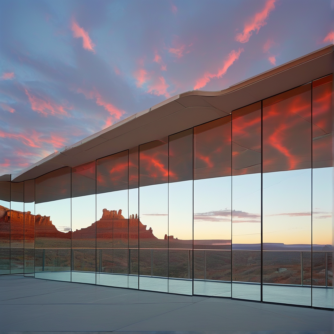 Modern Desert Glass Home