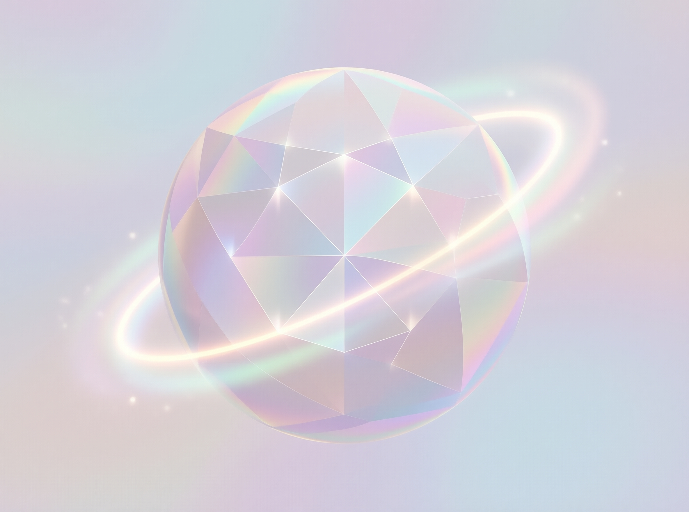Iridescent Gem Sphere