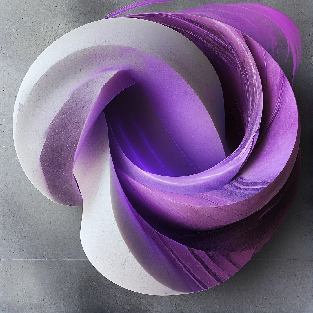 Purple Swirl Abstract