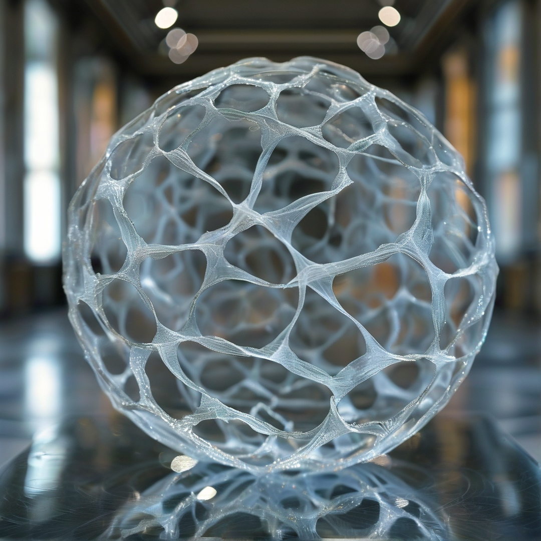 Transparent Geometric Sphere