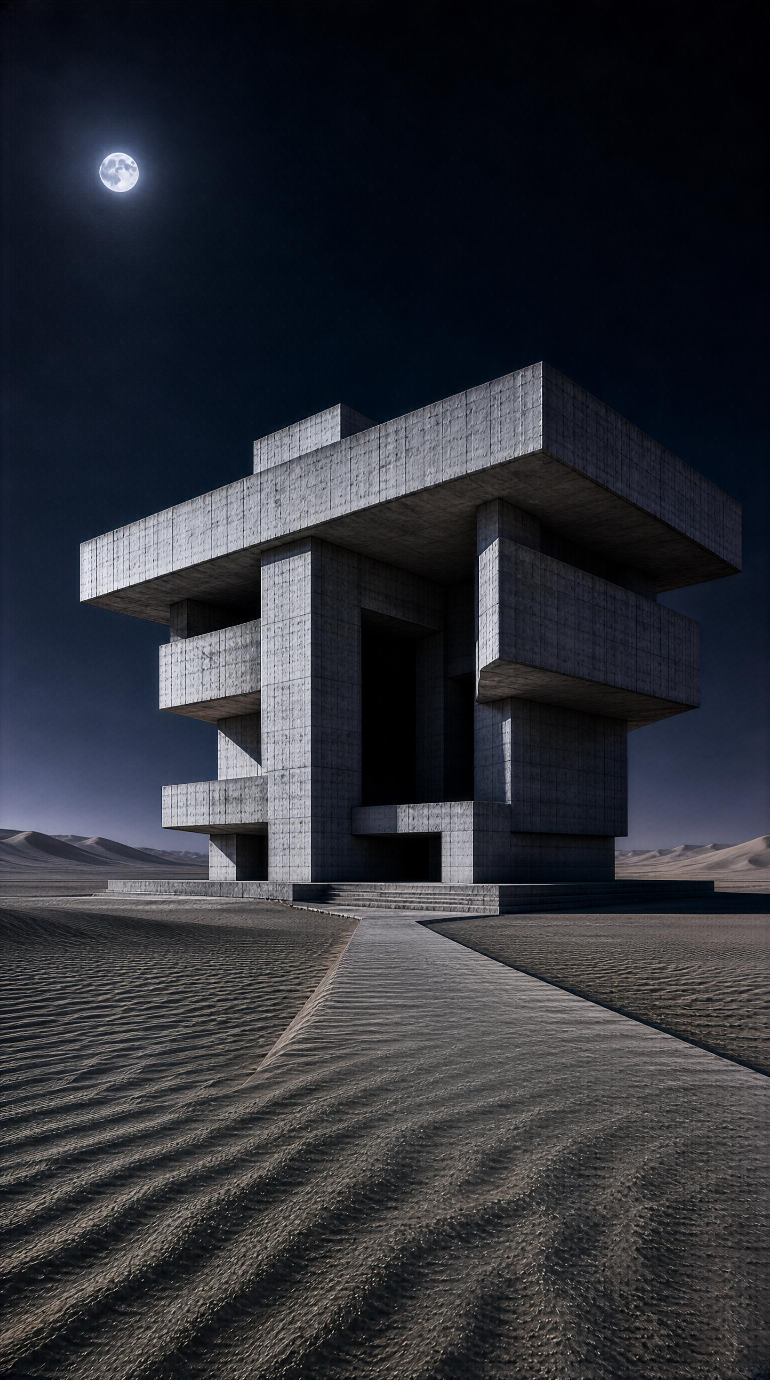 Desert Concrete Structure