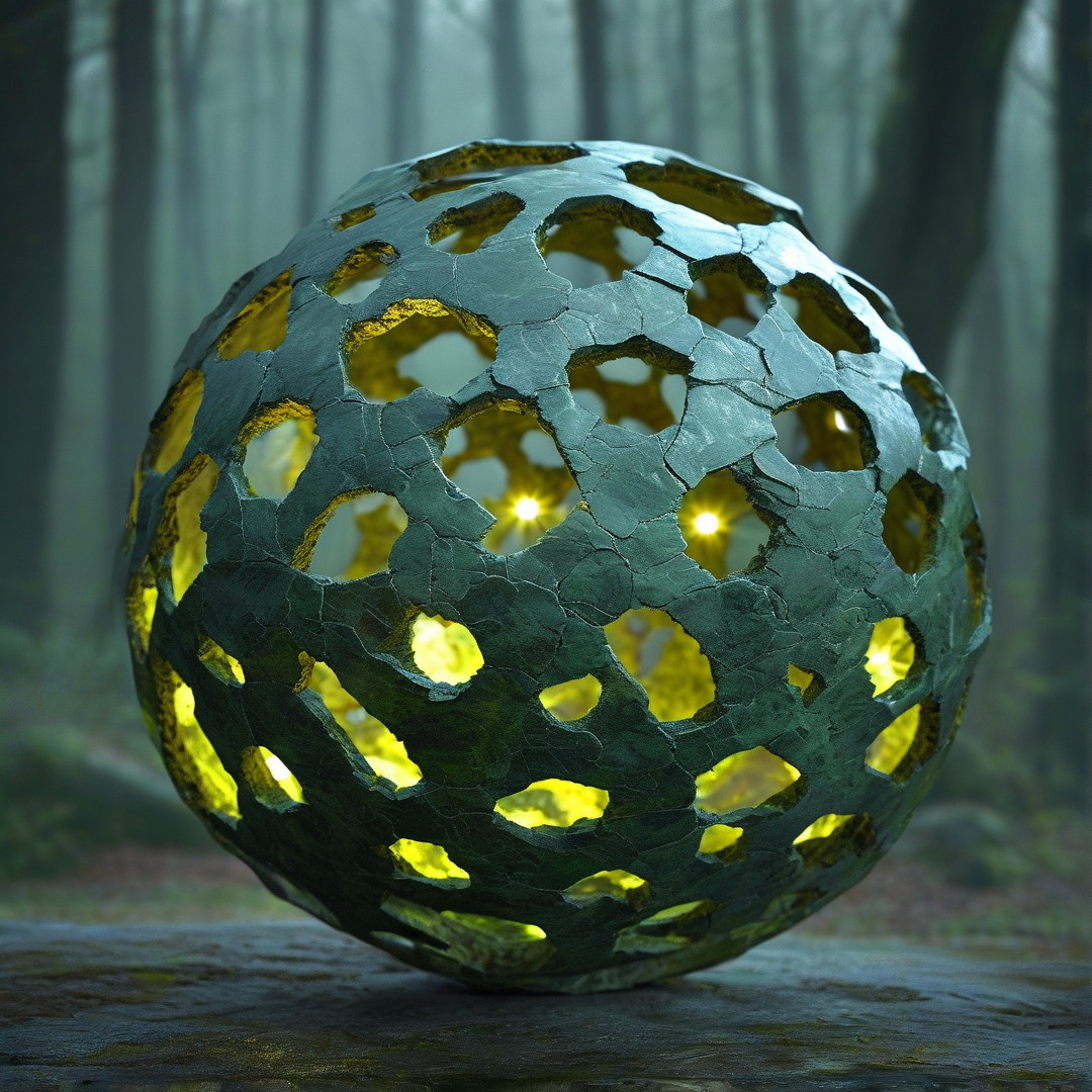Glowing Hollow Sphere