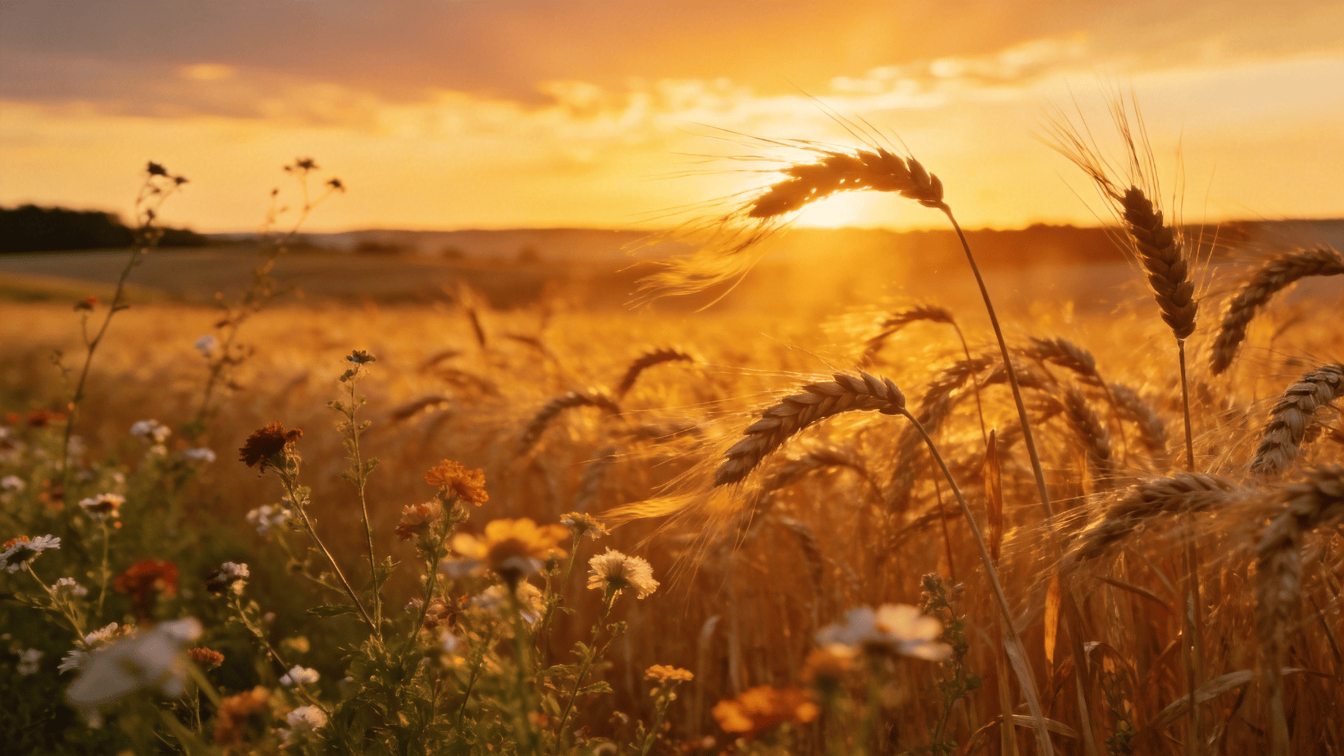 Peaceful Rural Summer Landscape