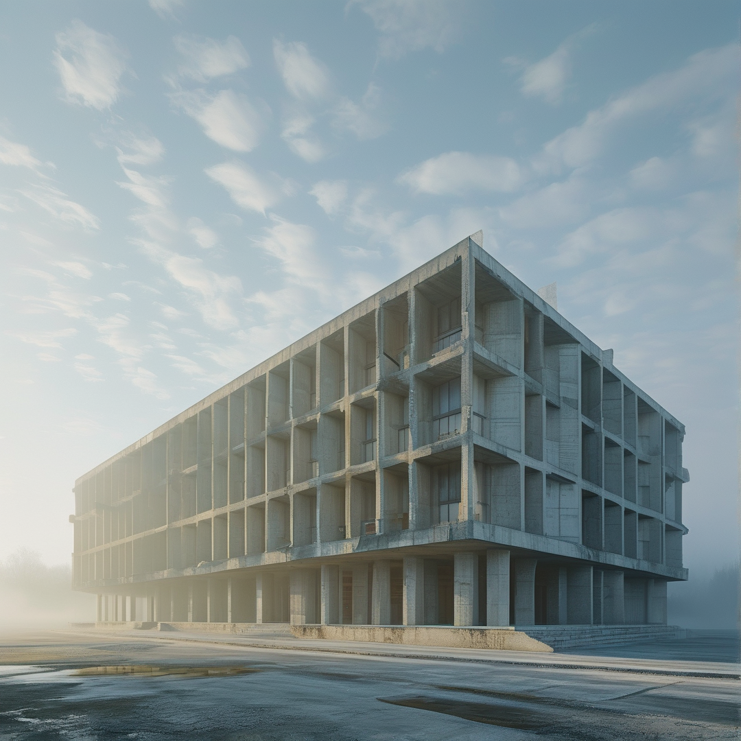 Unfinished Brutalist Structure