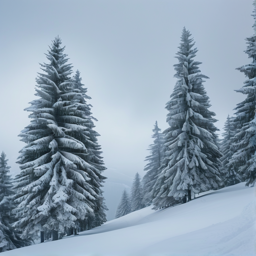 Snowy Winter Forest