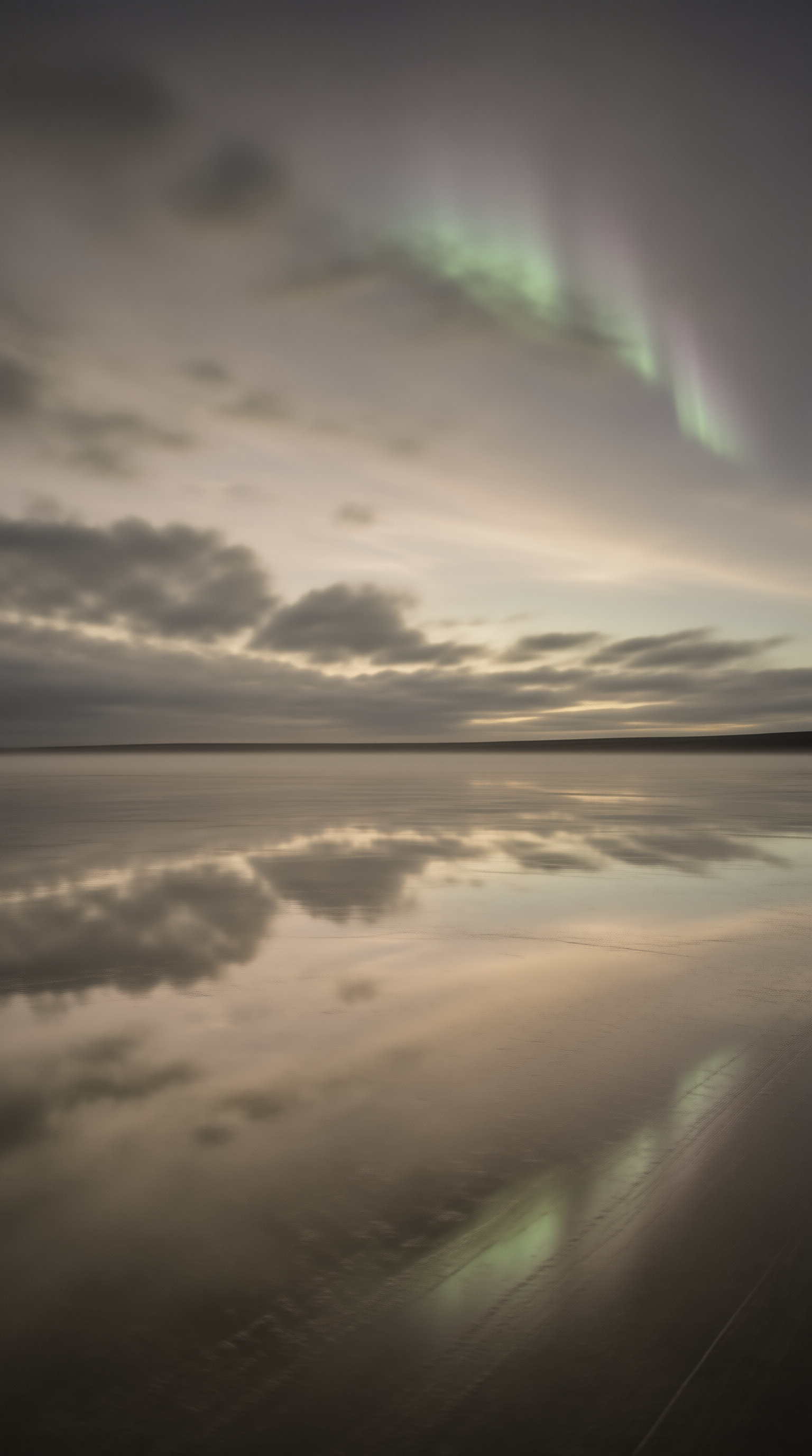 Aurora Over Calm Waters