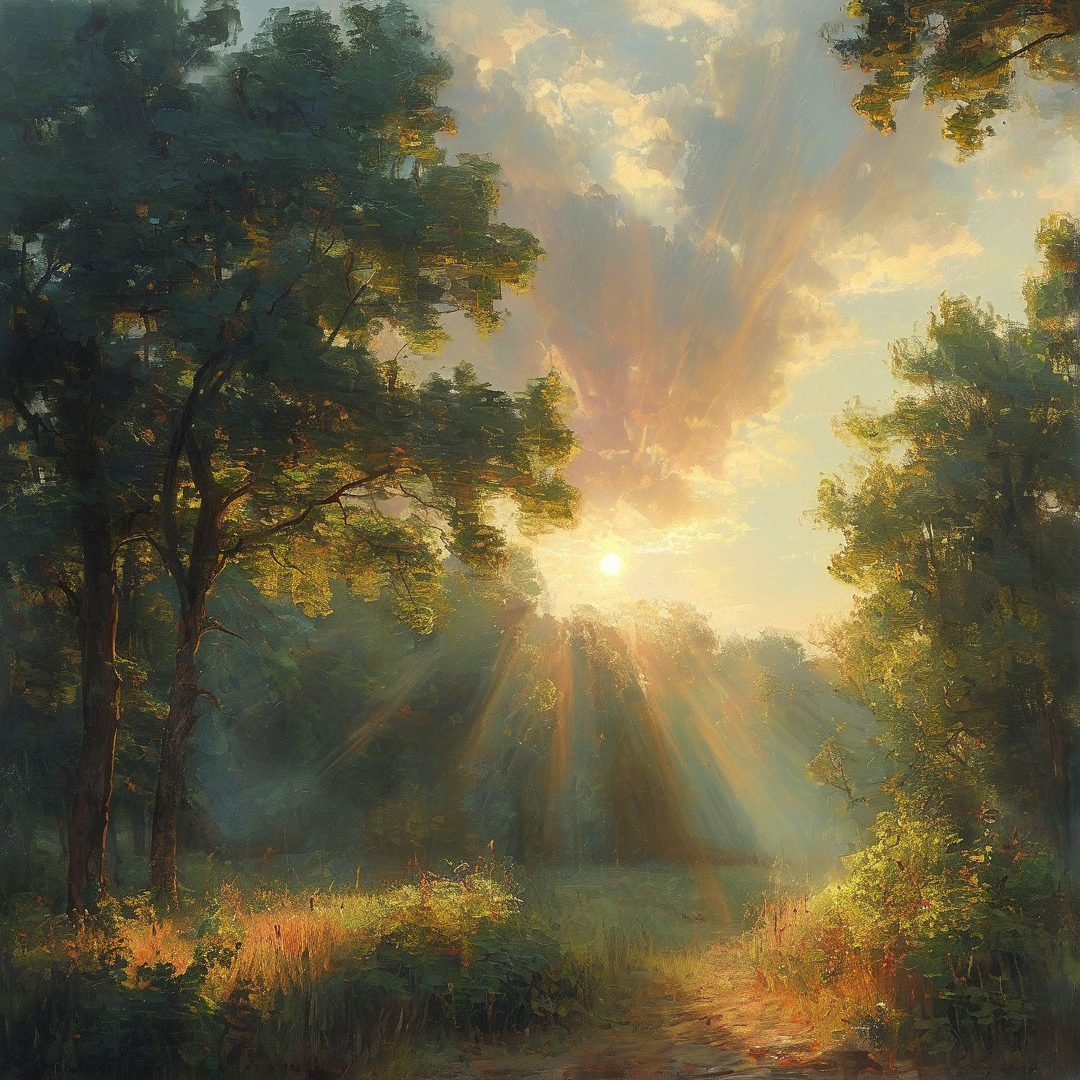 Sunlight in the Forest