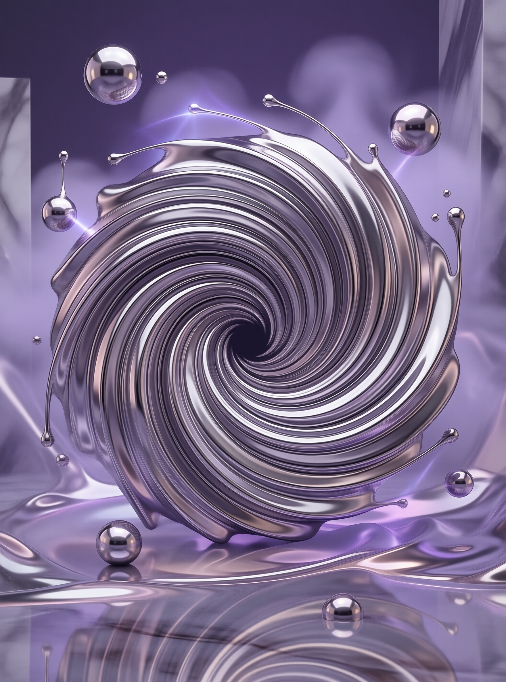 Liquid Metal Spiral Vortex