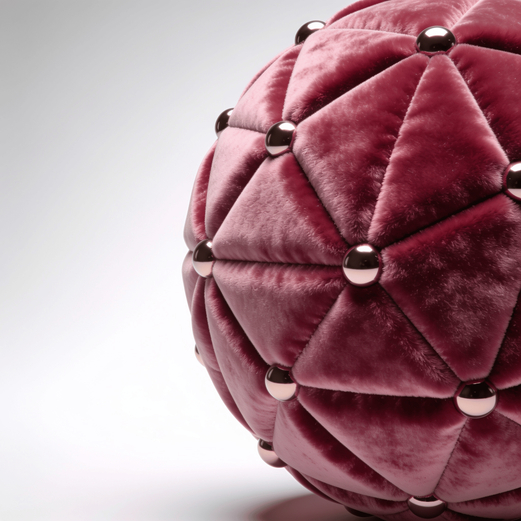 Velvet Geometric Sphere