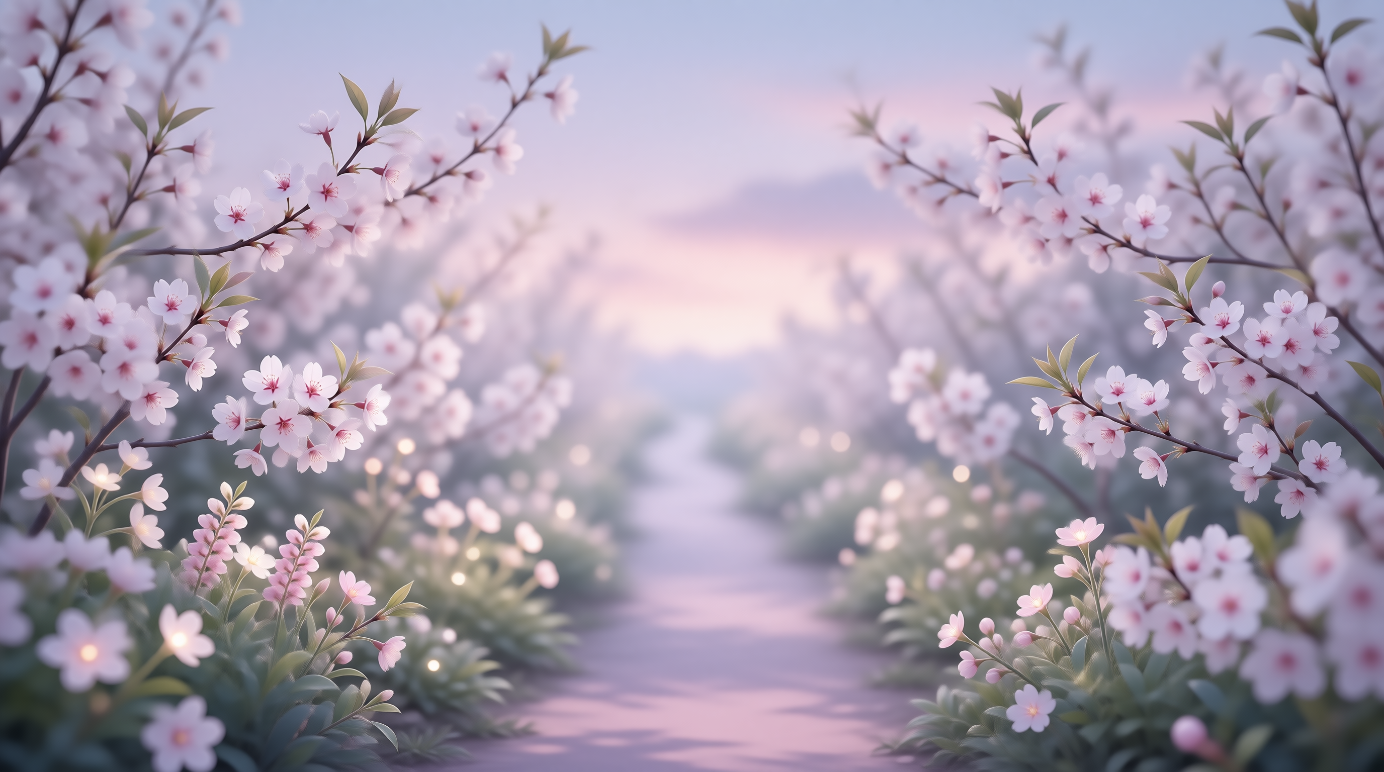 Dreamy Cherry Blossom Path