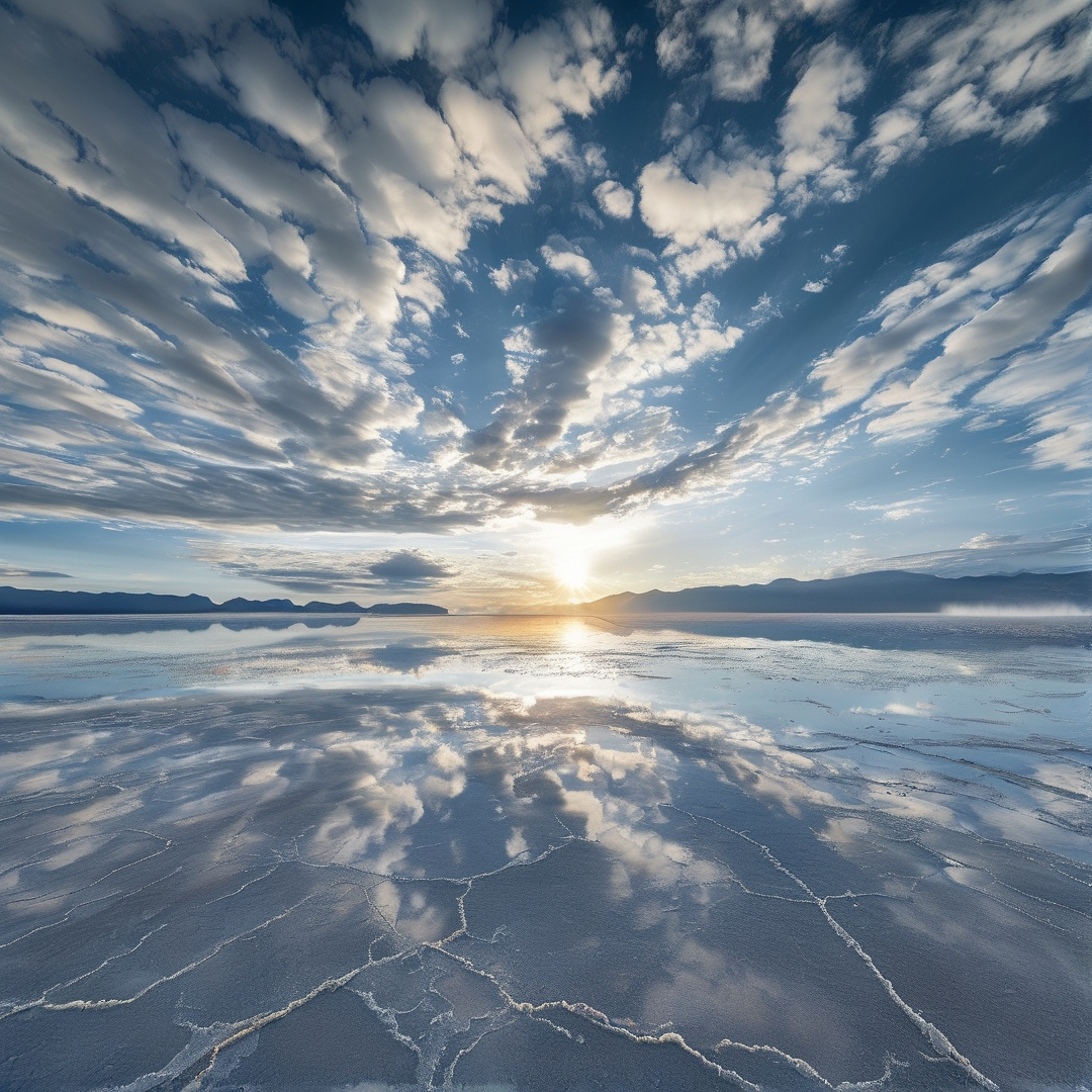 Frozen Sky Reflection