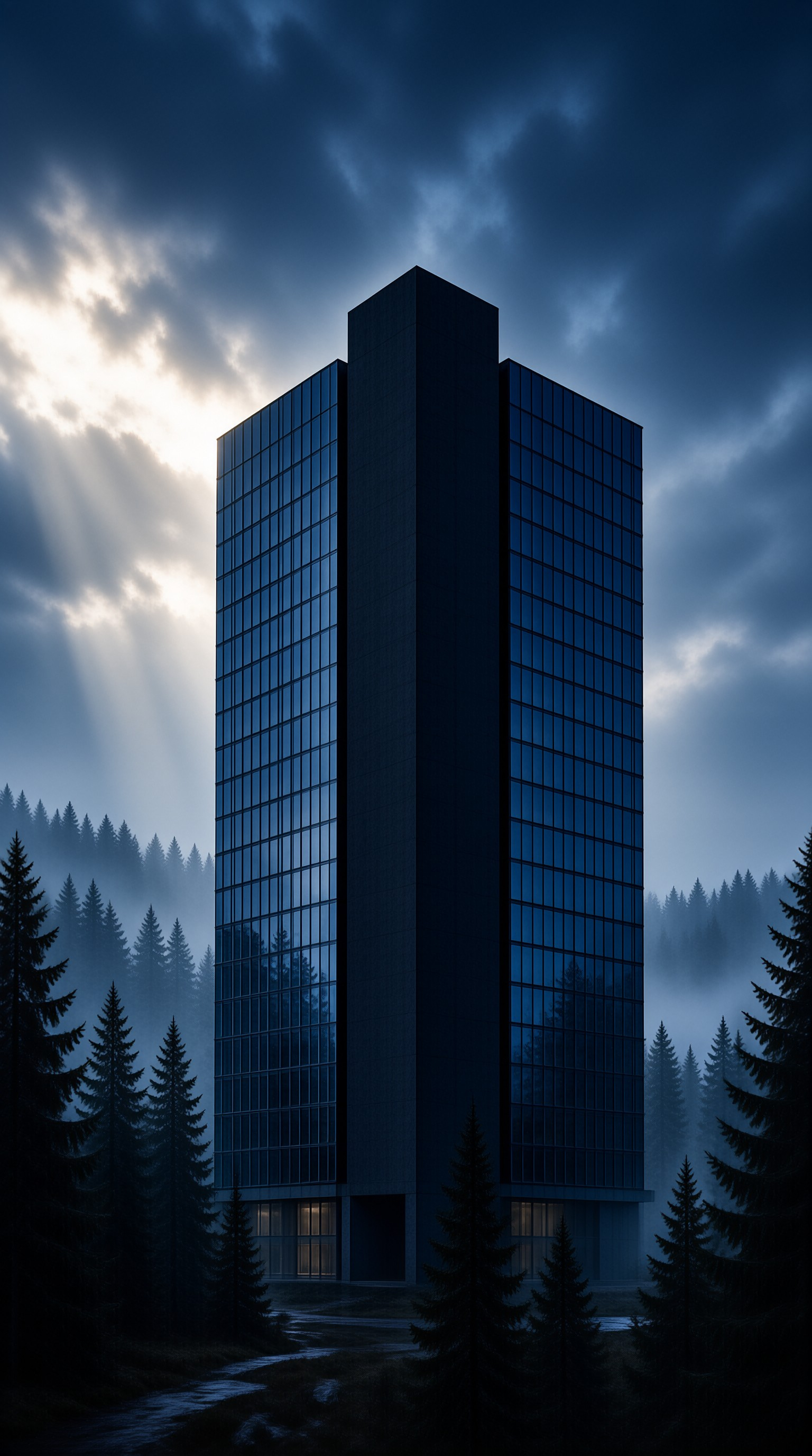 Midnight Skyscraper