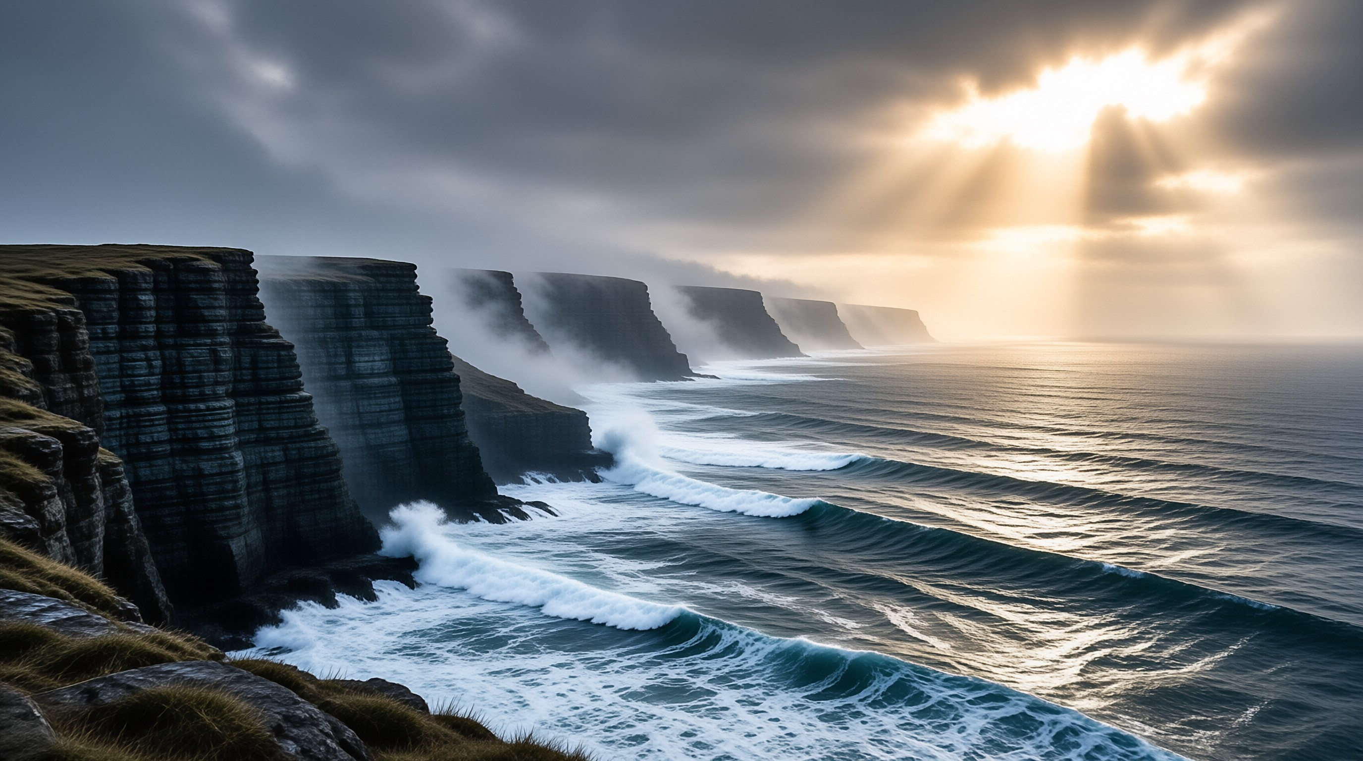 Dramatic Coastal Cliffs