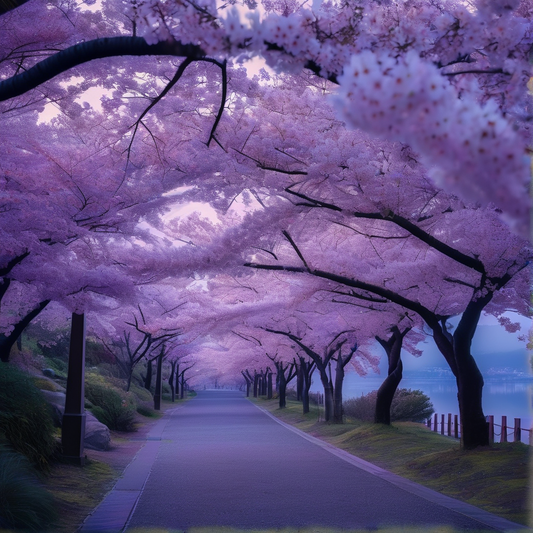 Dreamy Sakura Tunnel