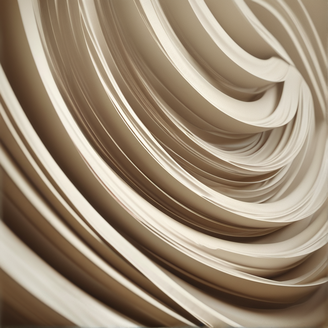 Swirling Beige Abstract