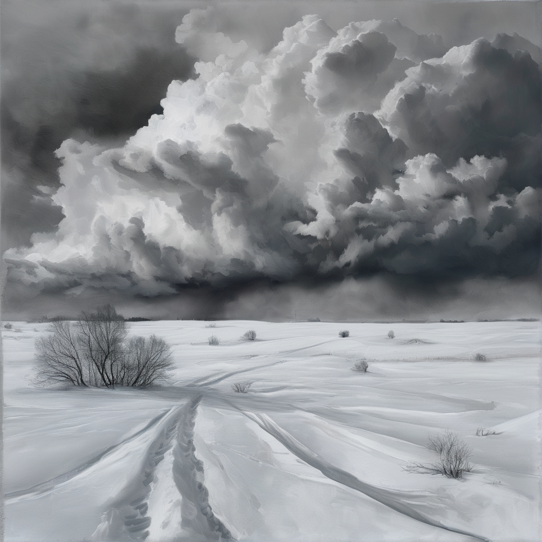 Stormy Winter Landscape
