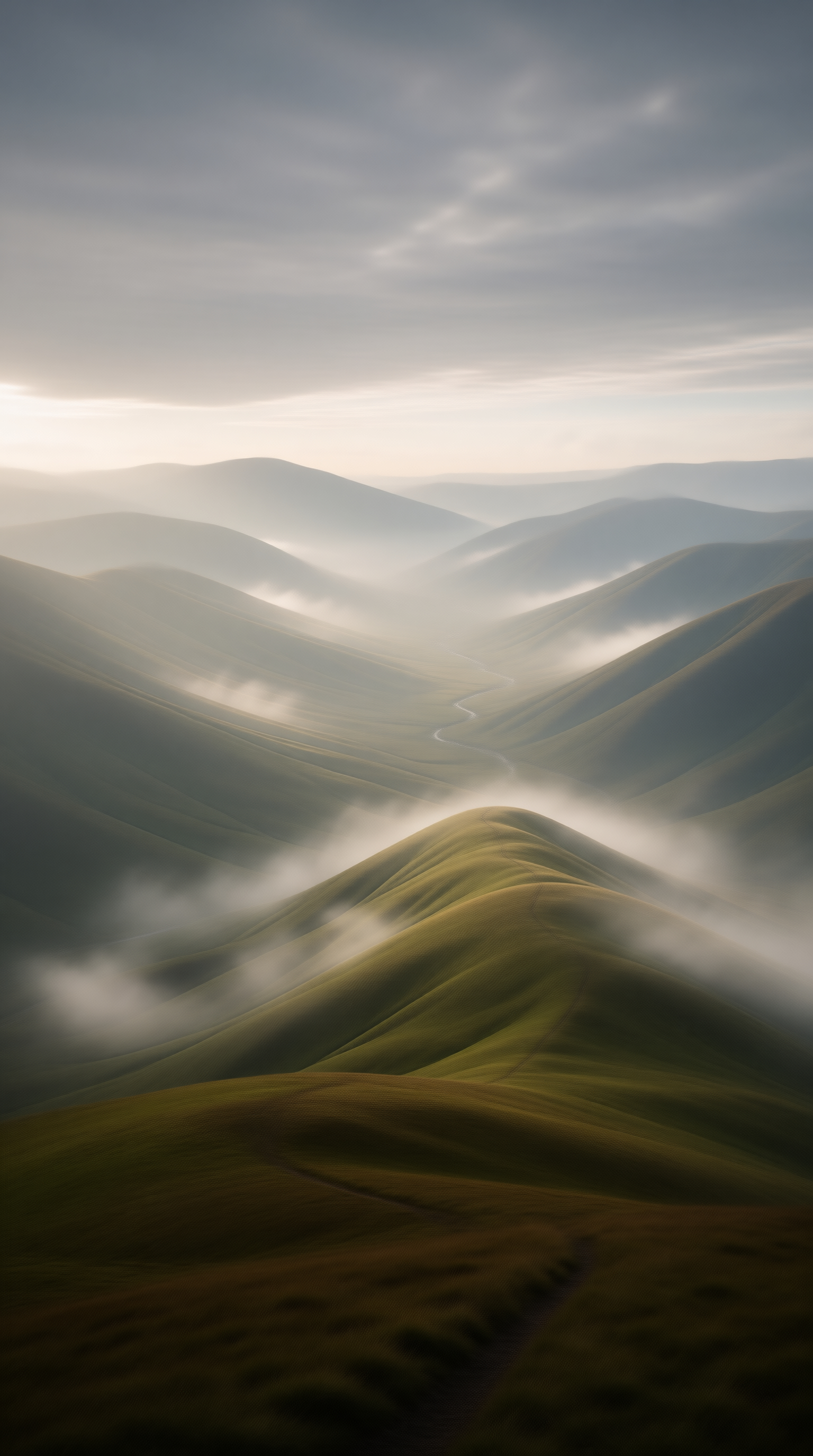 Misty Mountain Landscape