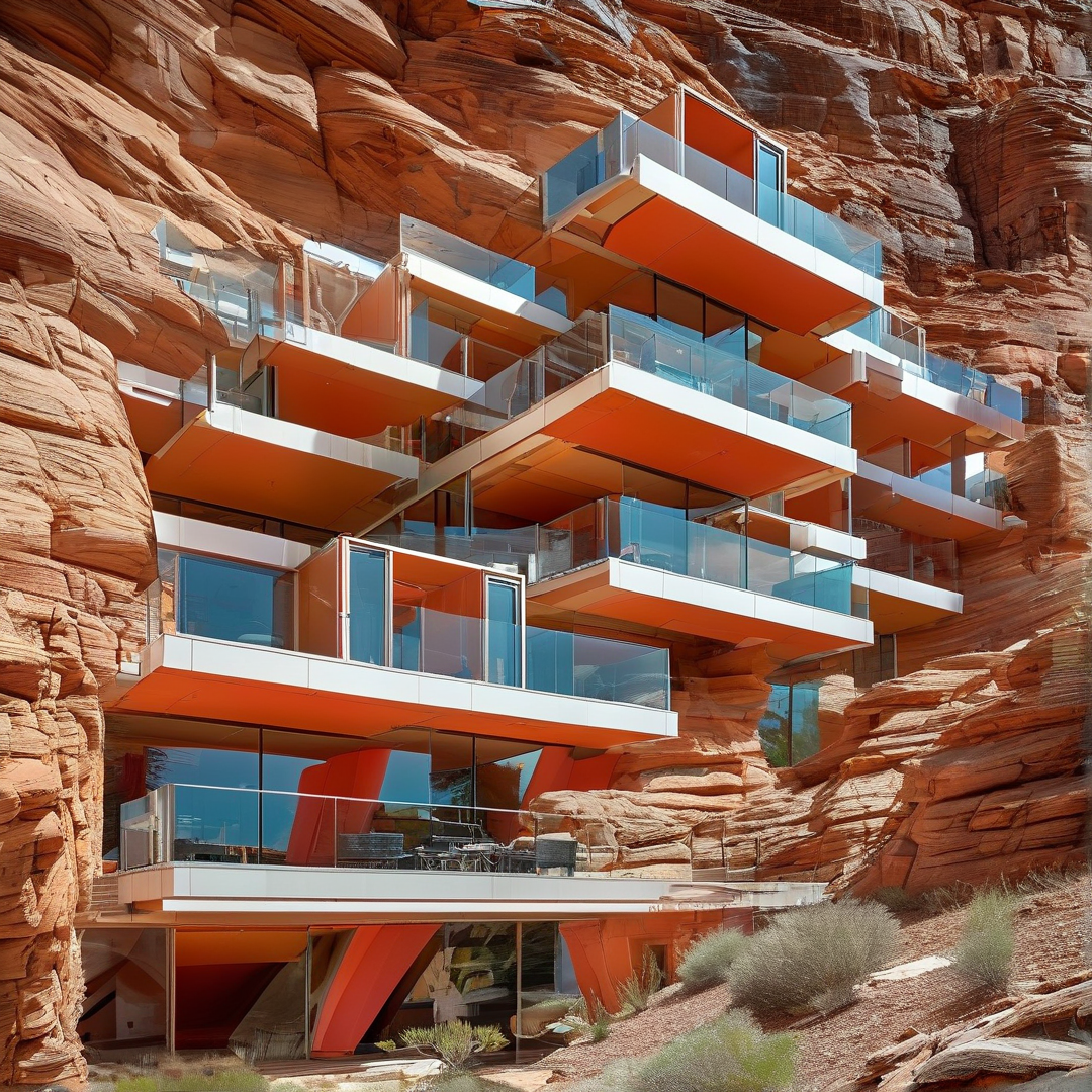 Modern Cliffside Architecture