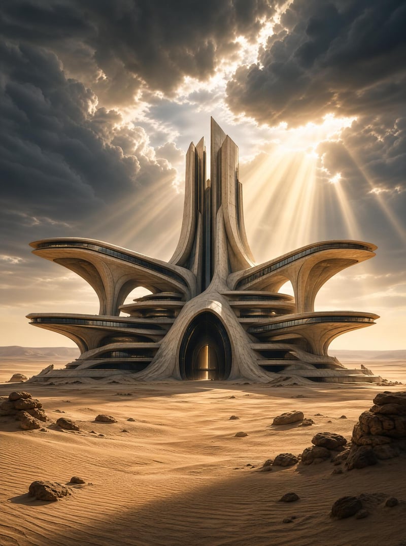 Futuristic Desert Palace