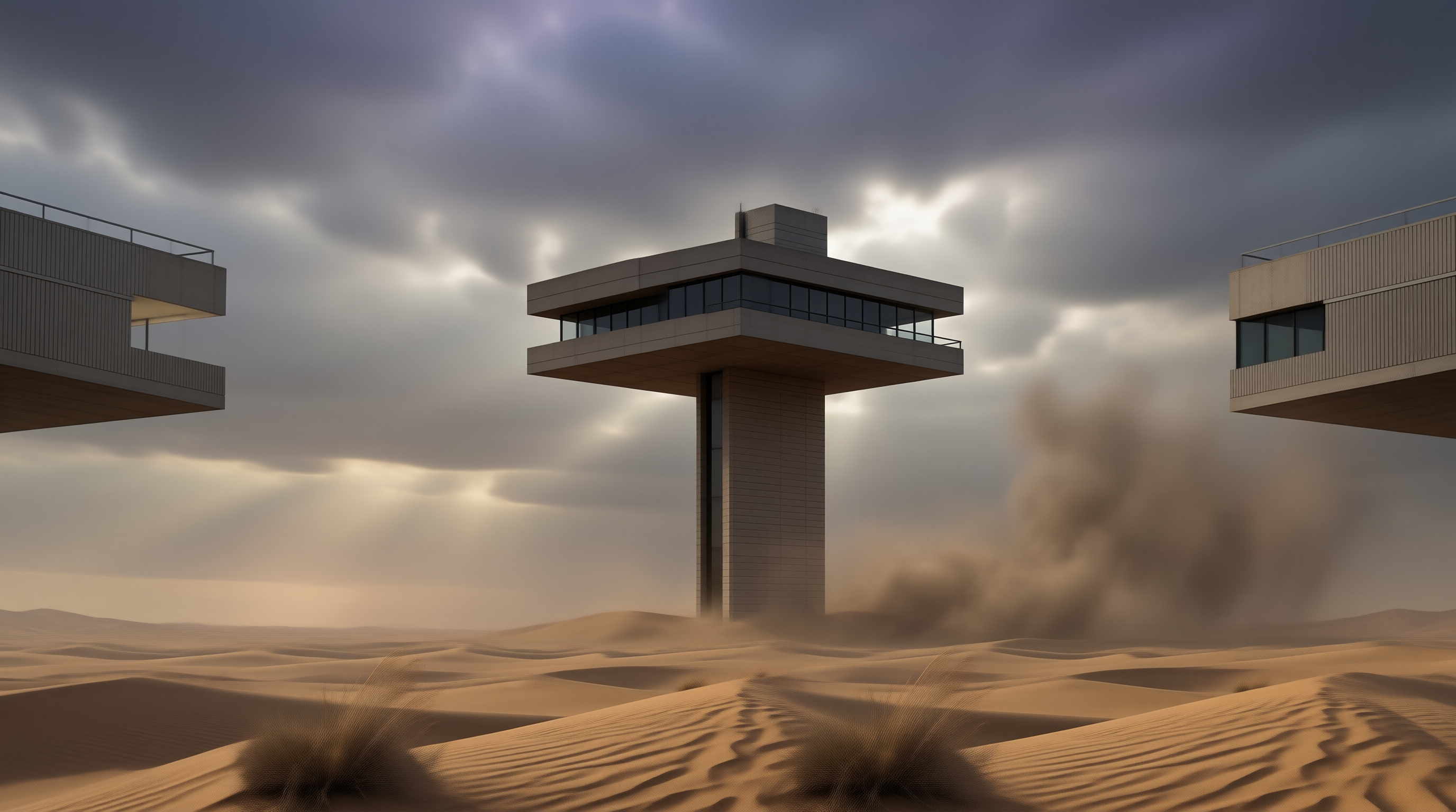 Futuristic Desert Structures