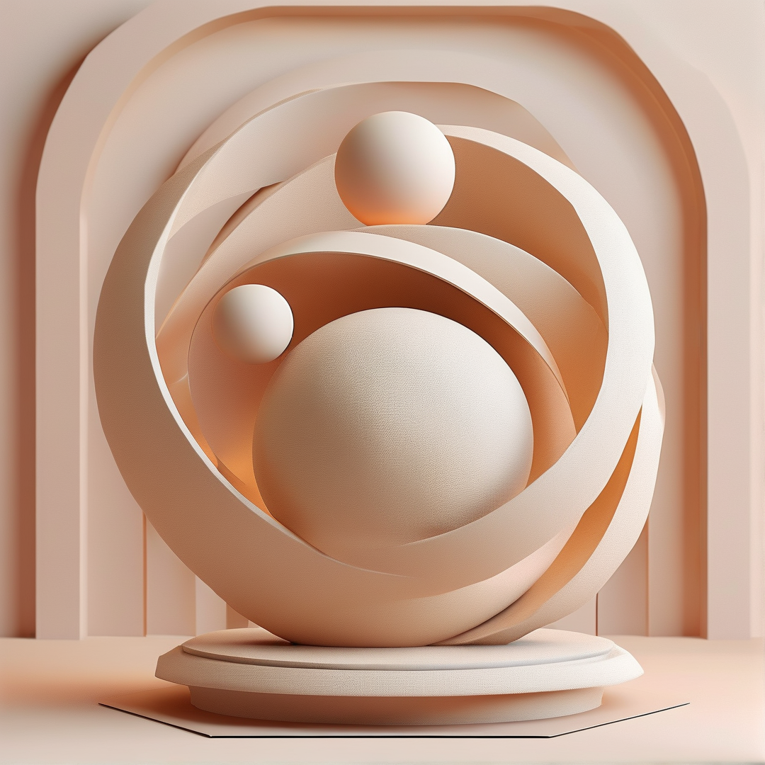 Abstract Sphere Sculpture