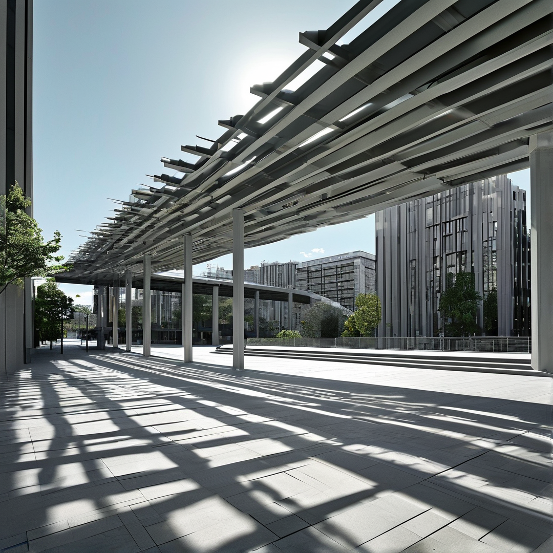 Modern Architectural Walkway