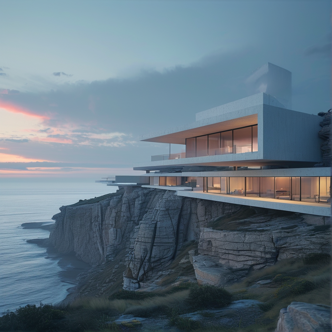 Modern Cliffside Villa