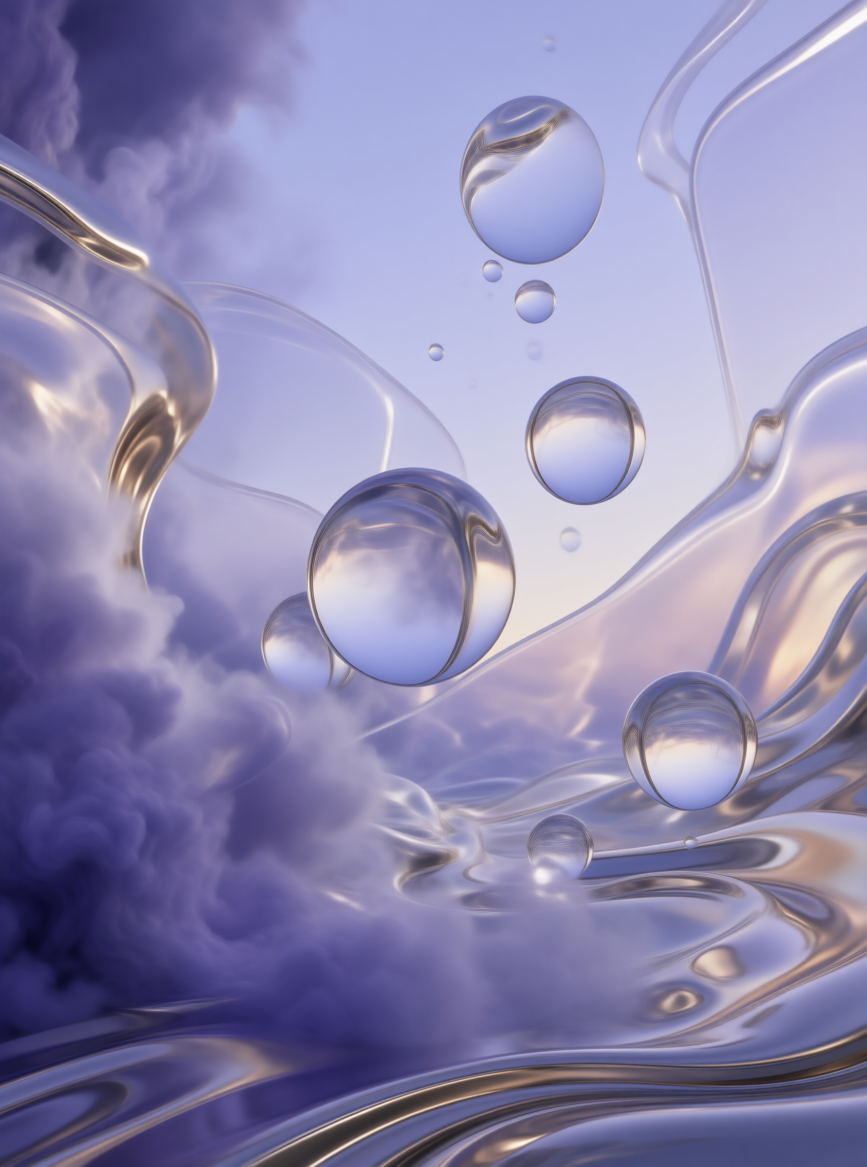 Iridescent Glass Bubbles