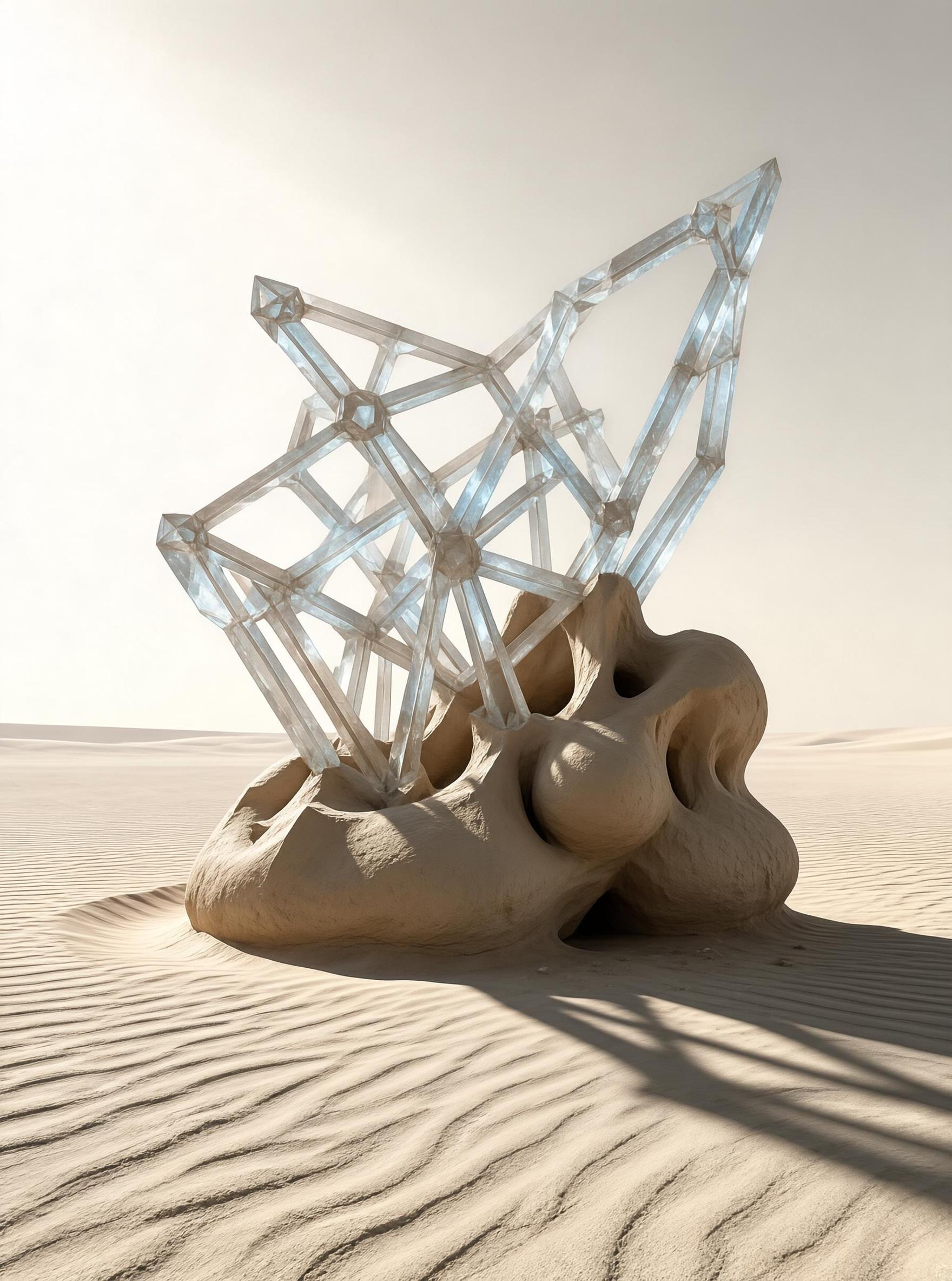 Desert Crystal Sculpture