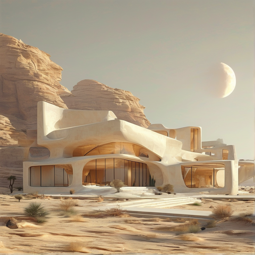 Futuristic Desert Villa