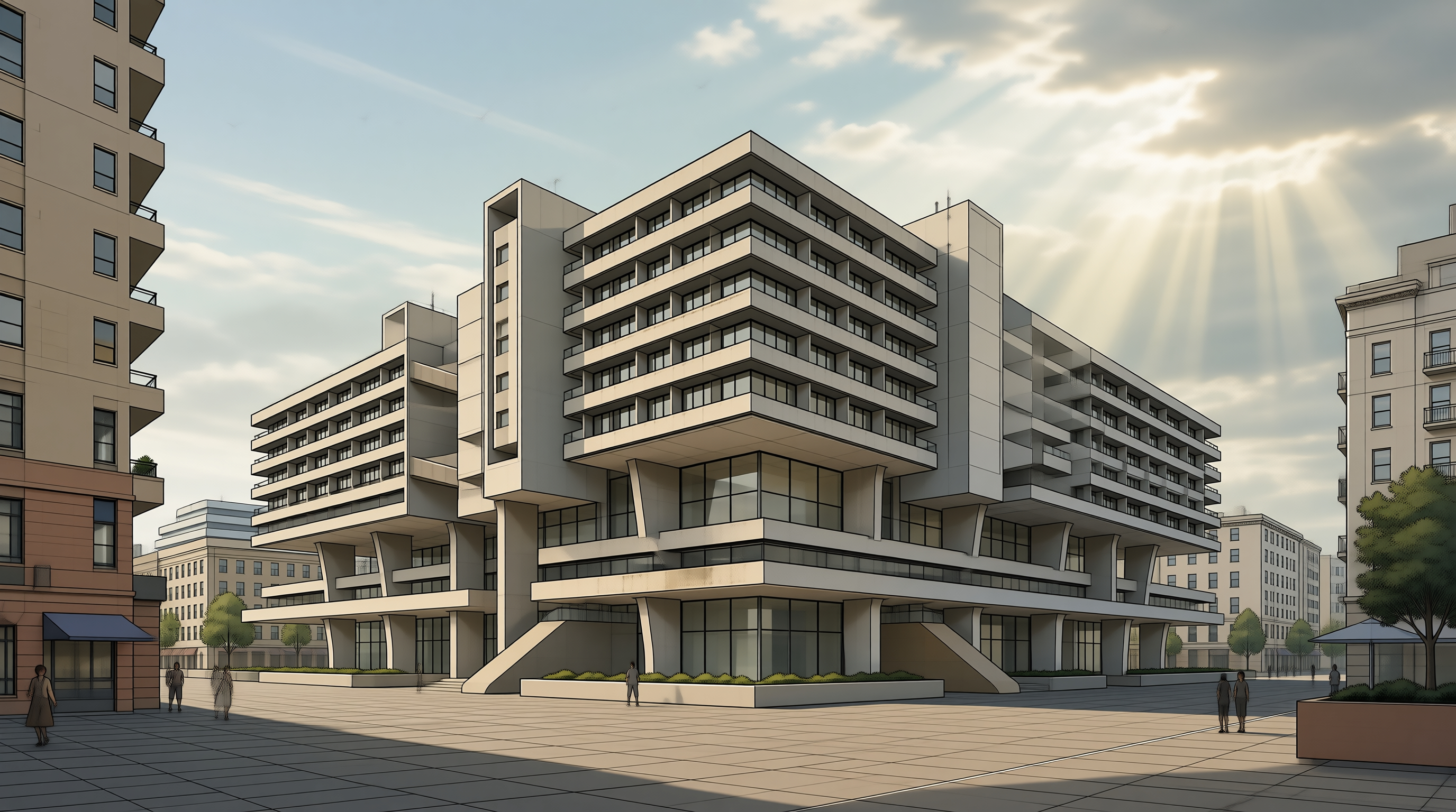 Modern Urban Building