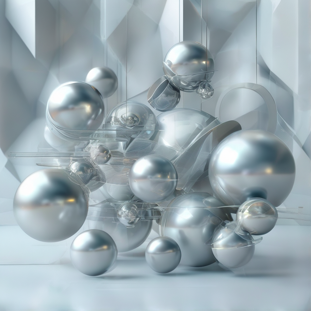 Abstract Chrome Spheres