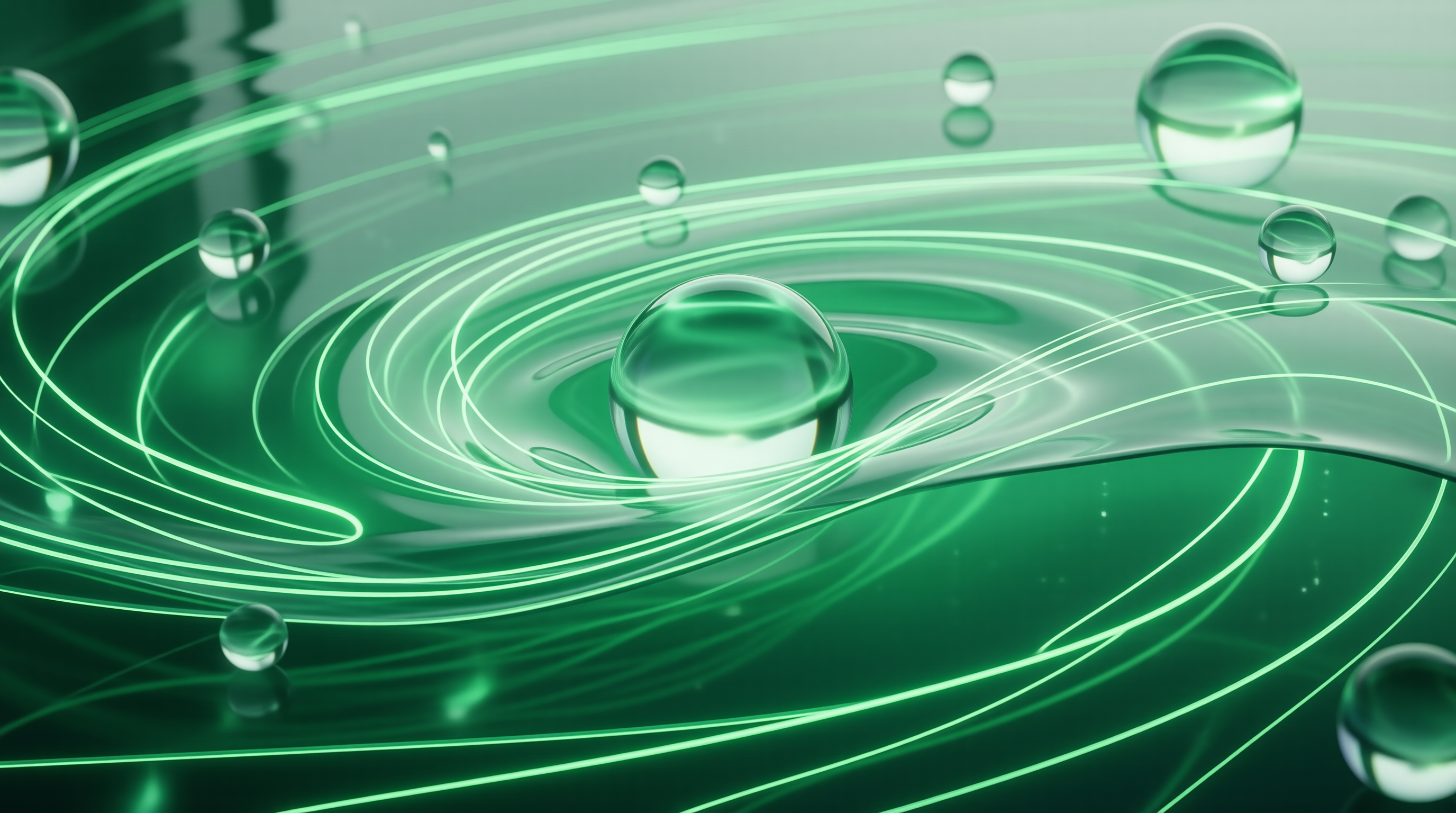 Emerald Energy Ripples