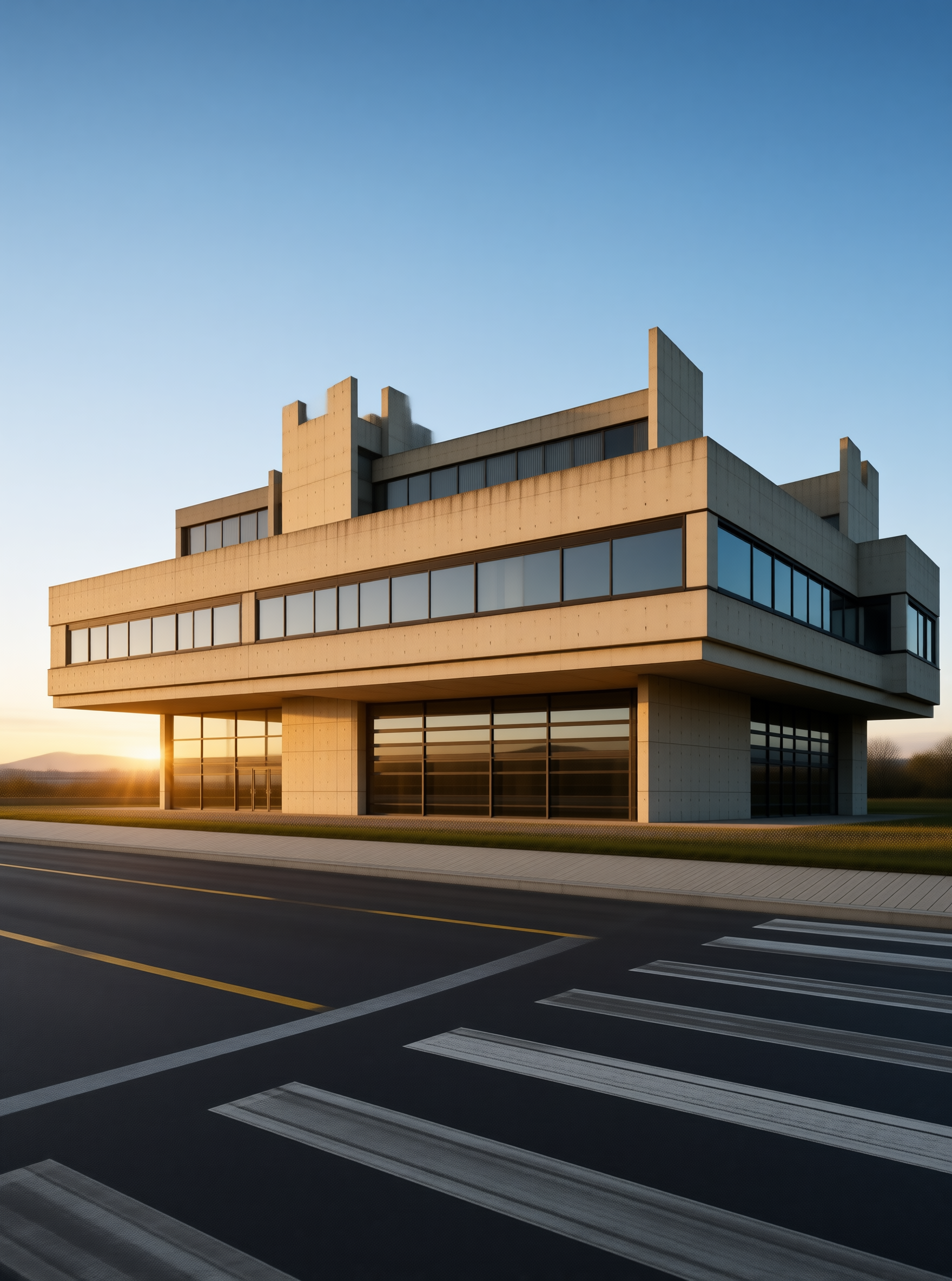 Modern Concrete Building
