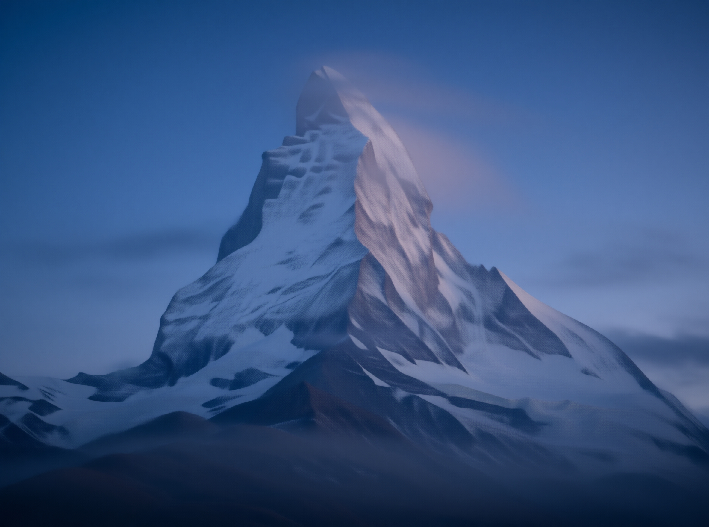 Snowy Mountain Peak