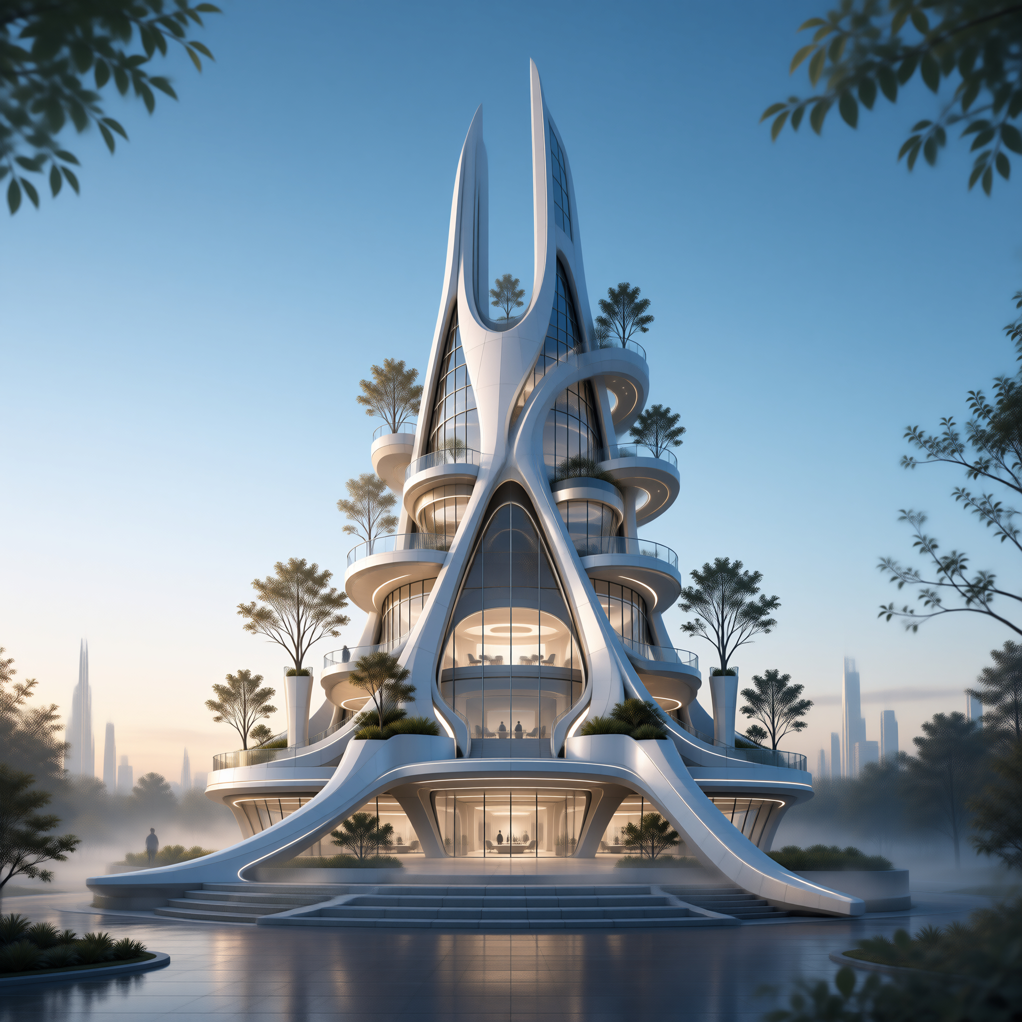 Futuristic Organic Tower
