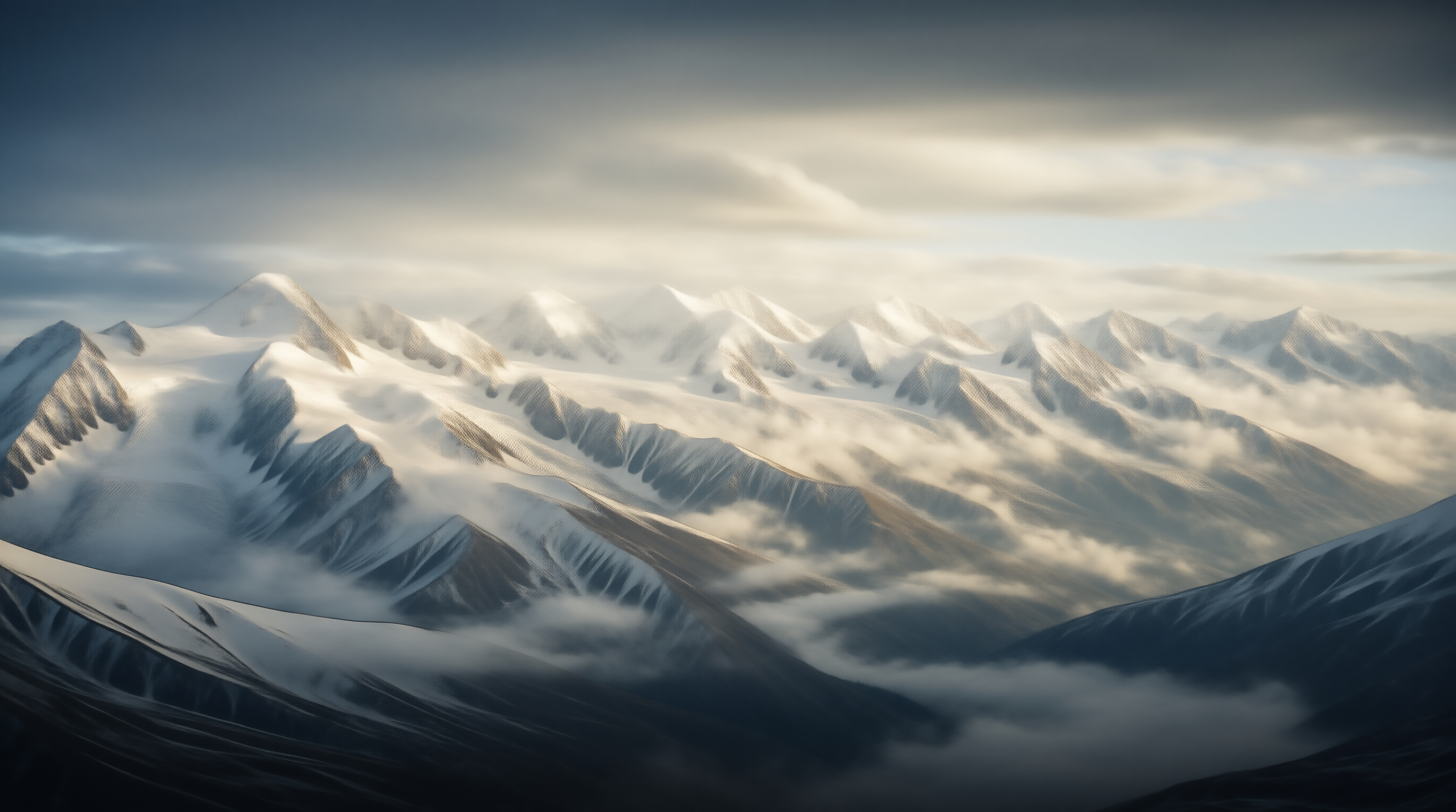 Majestic Snow-Capped Mountains
