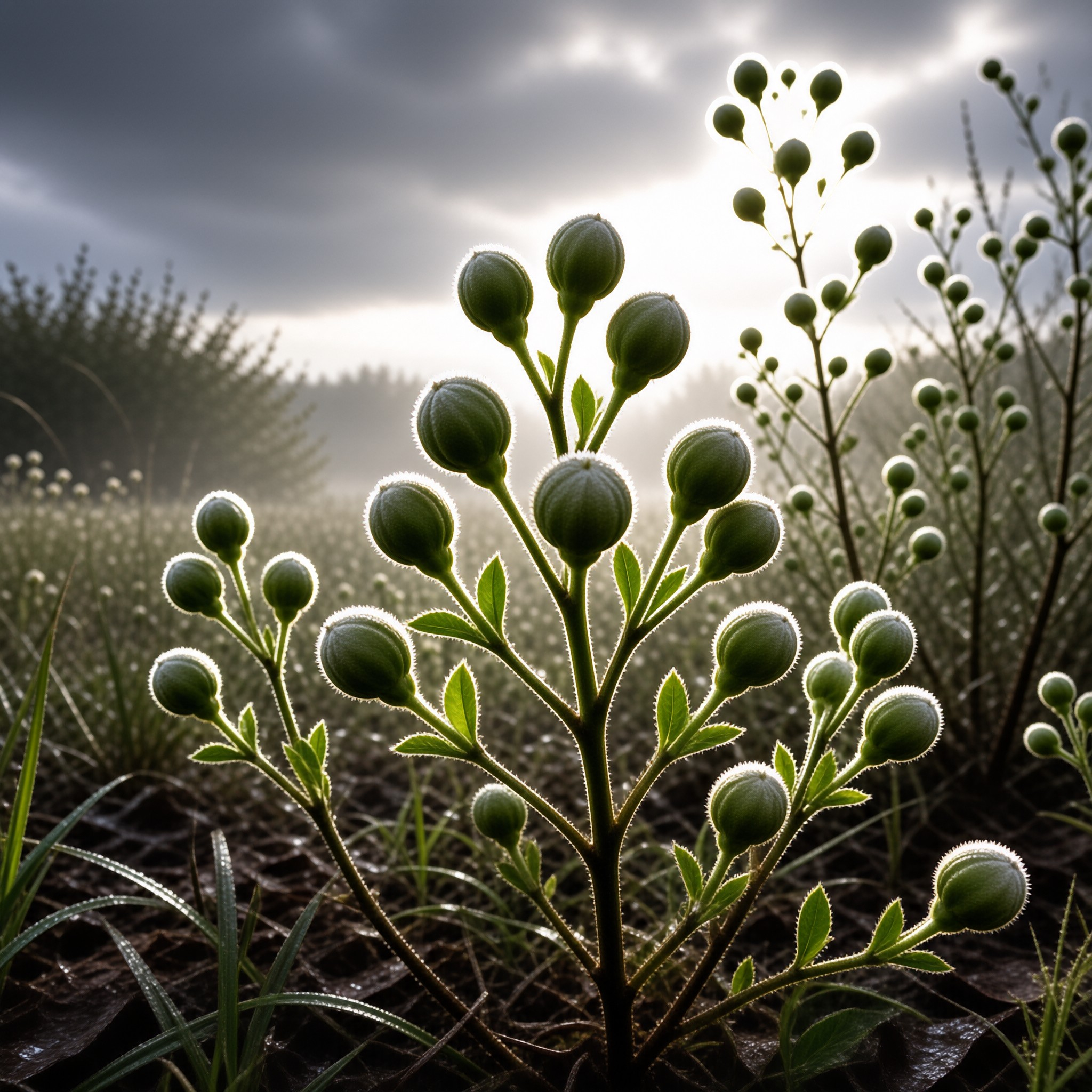 Misty Morning Buds