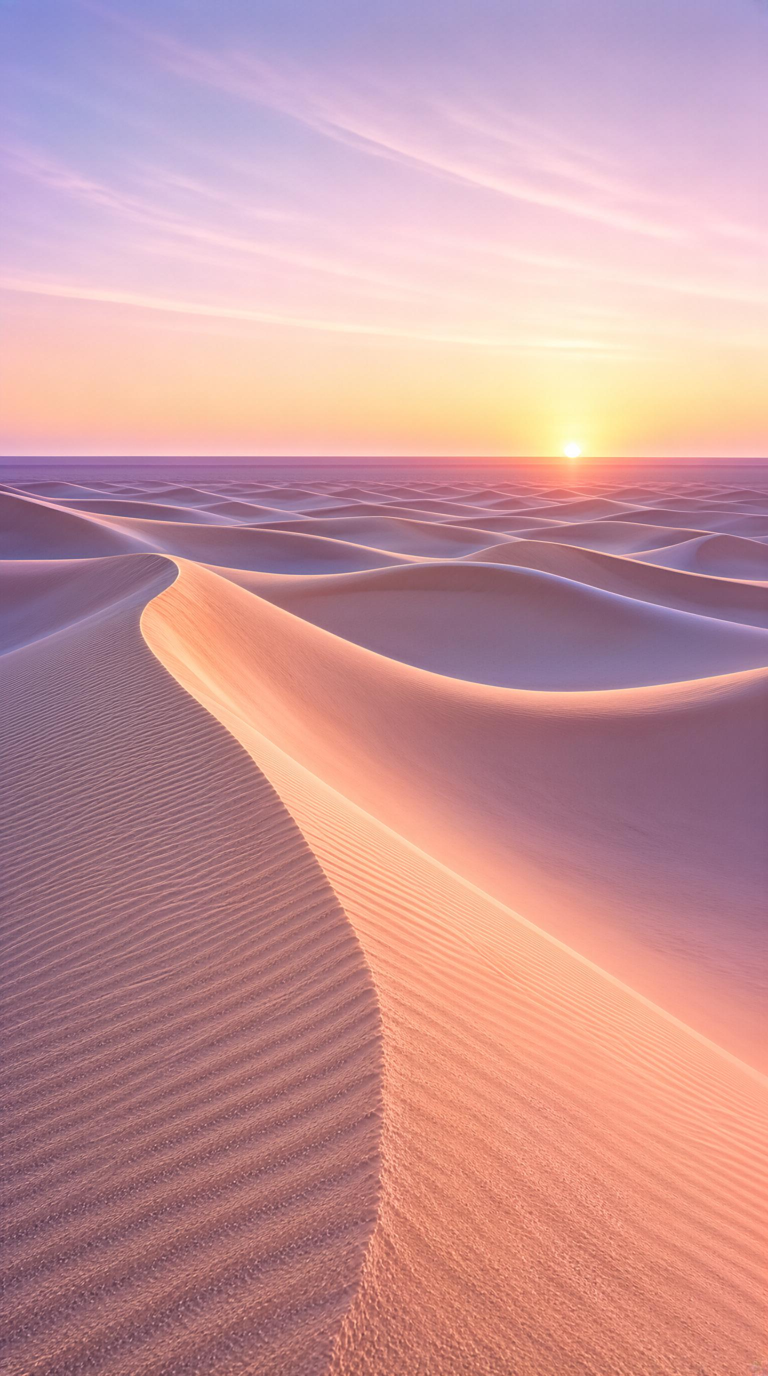 Desert Dunes at Sunrise