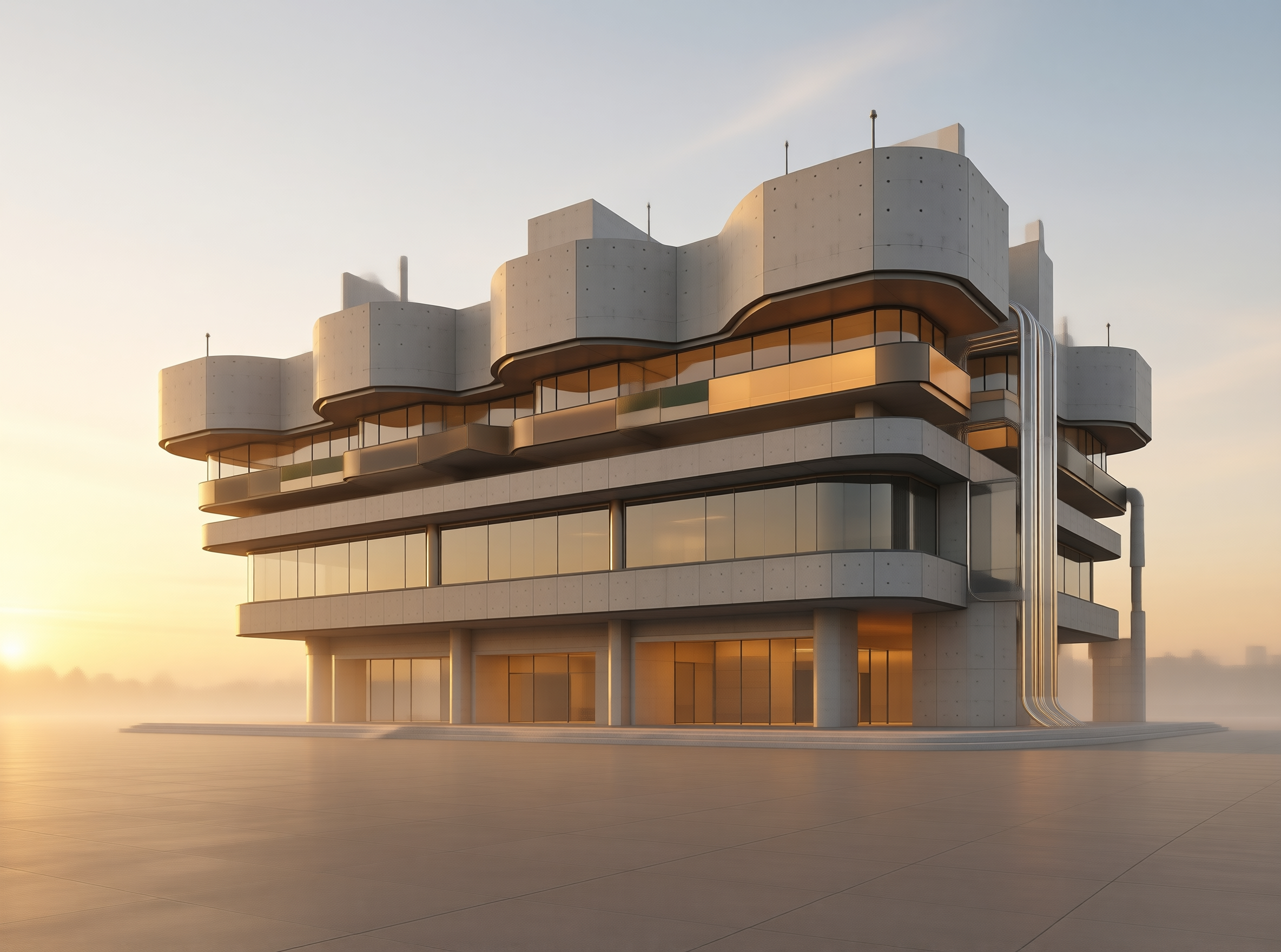 Modern Curved Architecture
