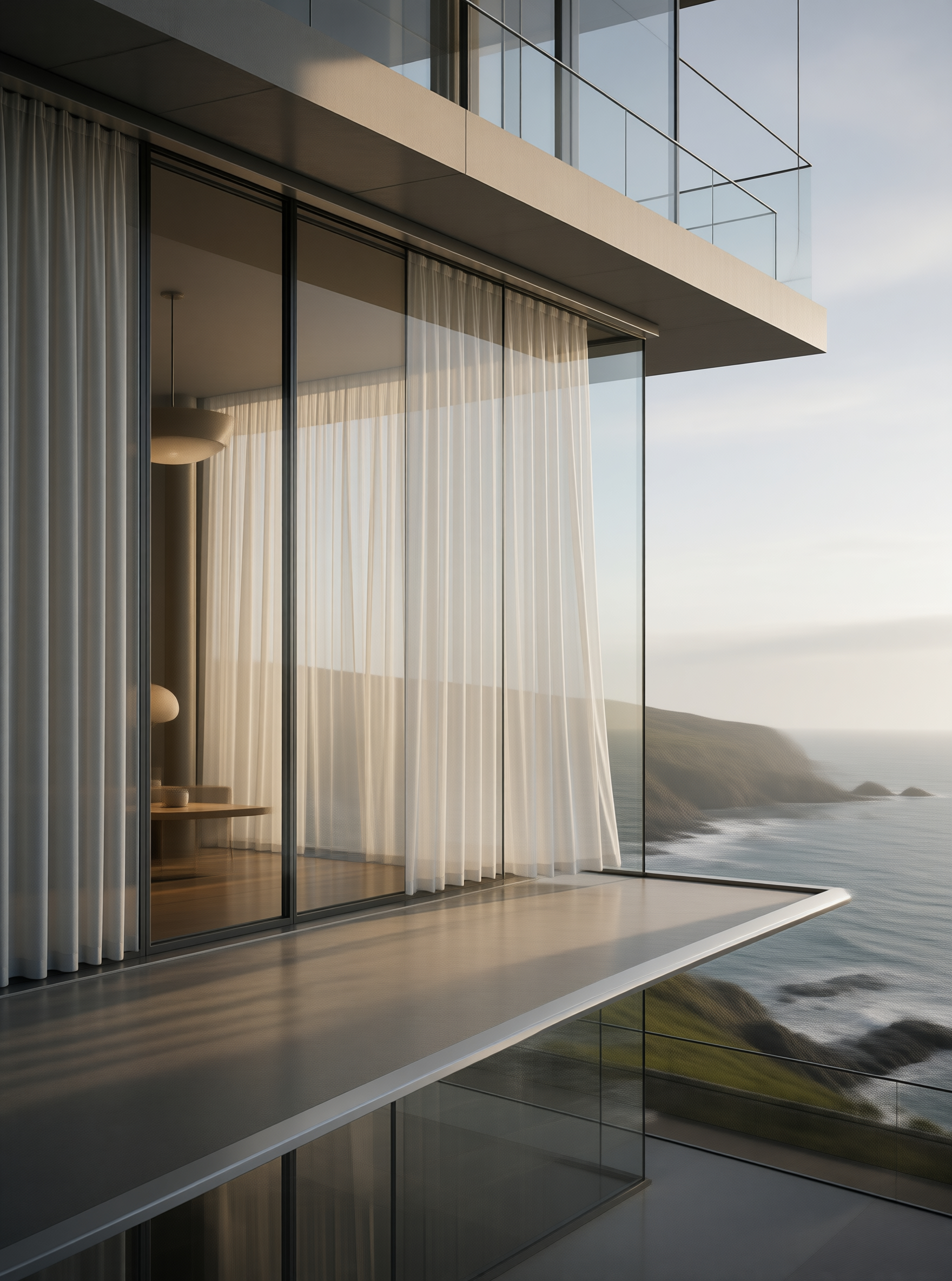 Modern Coastal Glass House