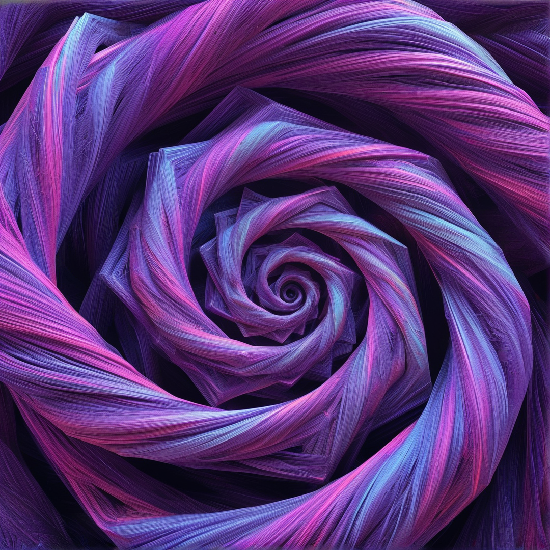 Swirling Purple Vortex