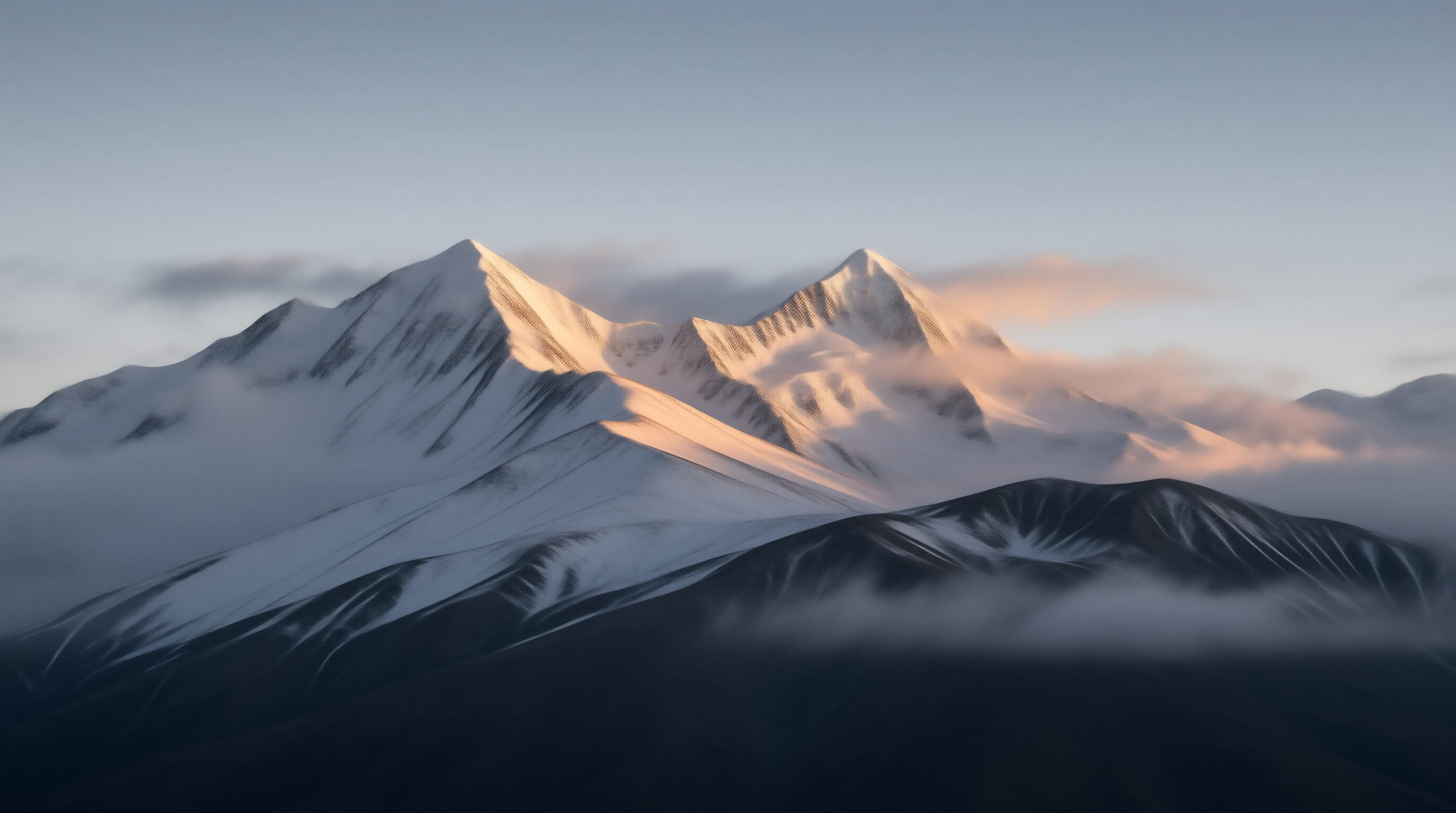 Alpenglow Peaks Landscape