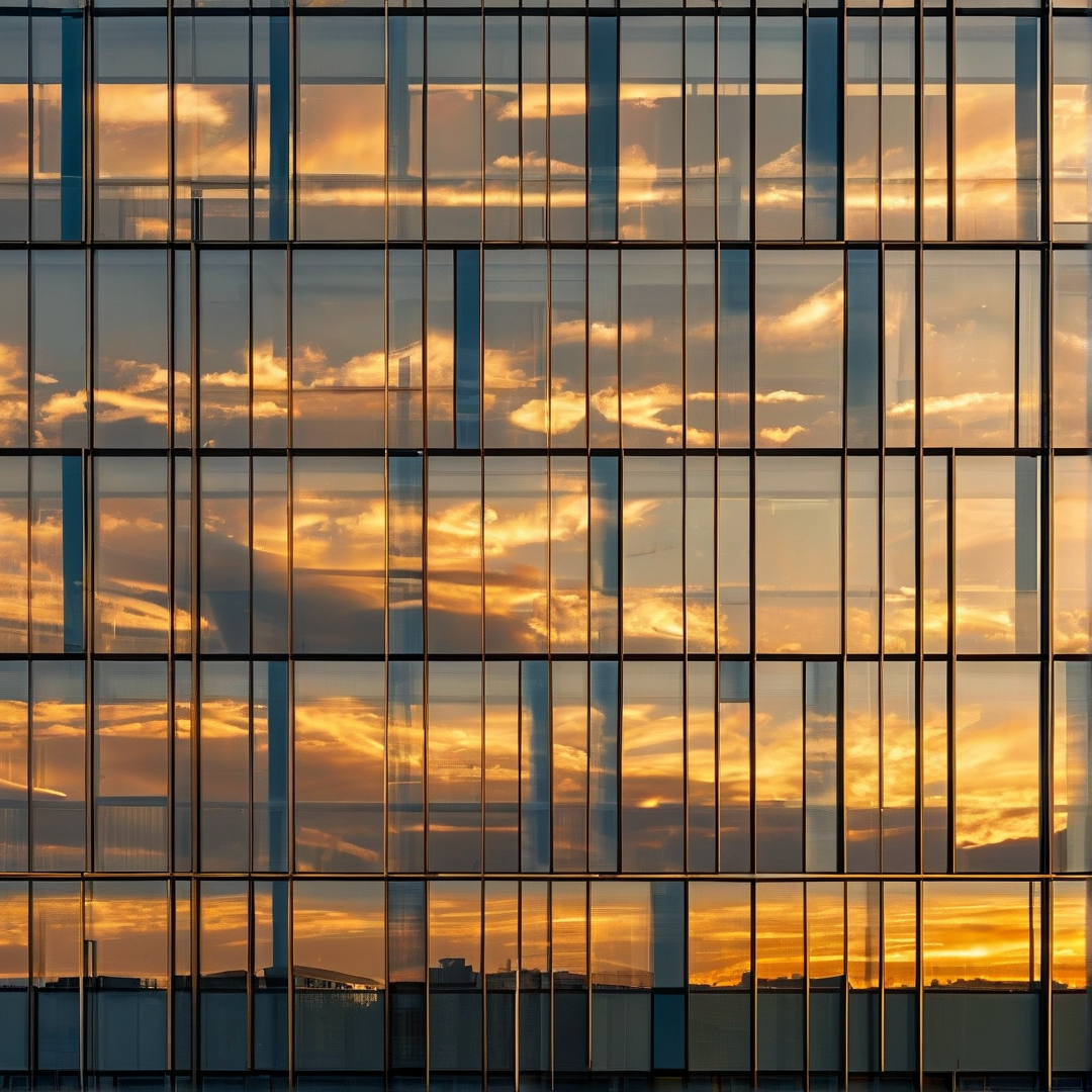 Sunset on Glass